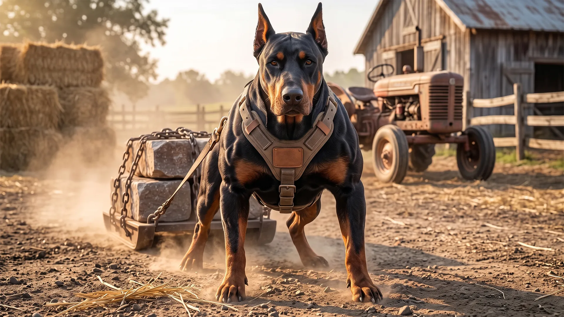 top 9 muscular dog breeds to tackle heavy load tasks