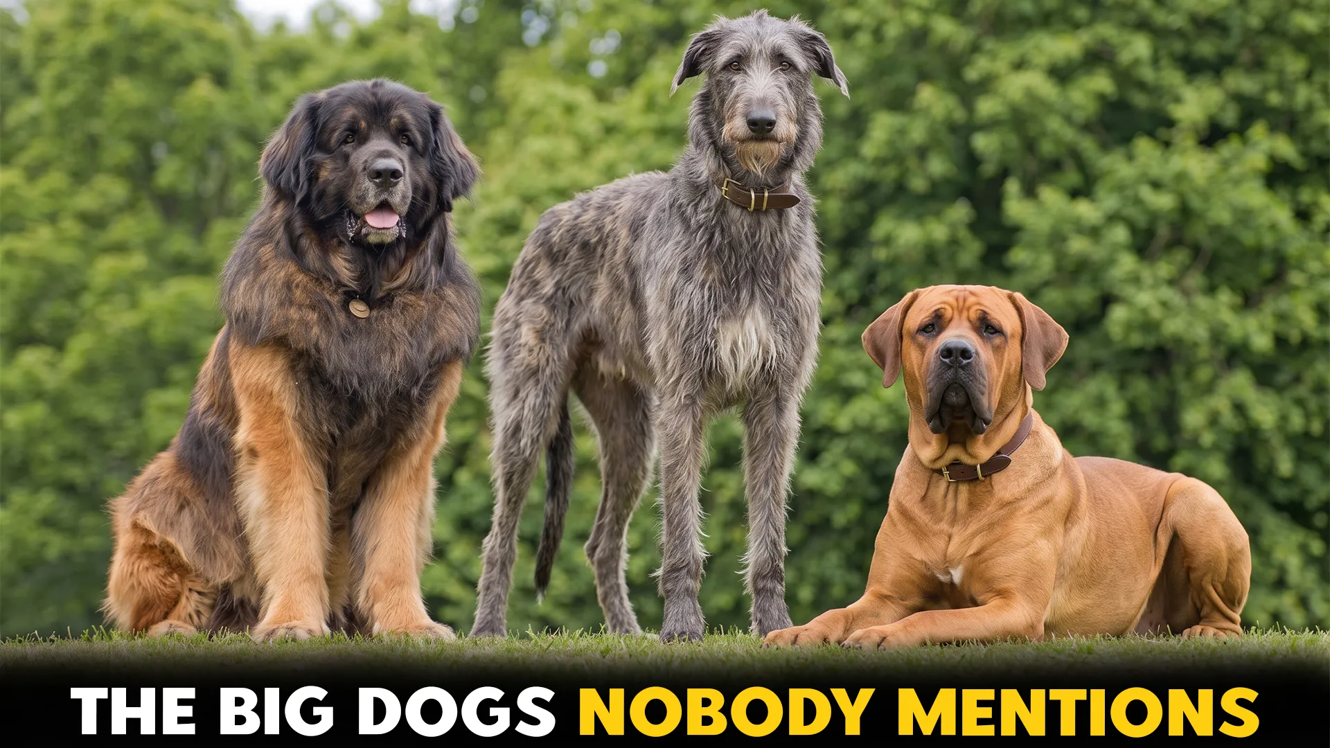 top 9 uncommon large dog breeds you should know
