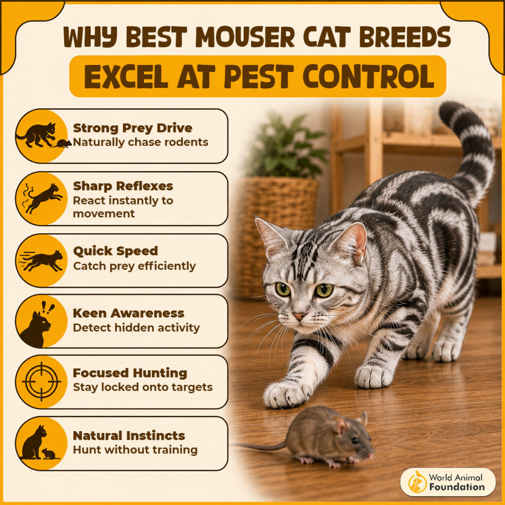 Why Best Mouser Cat Breeds Excel At Pest Control