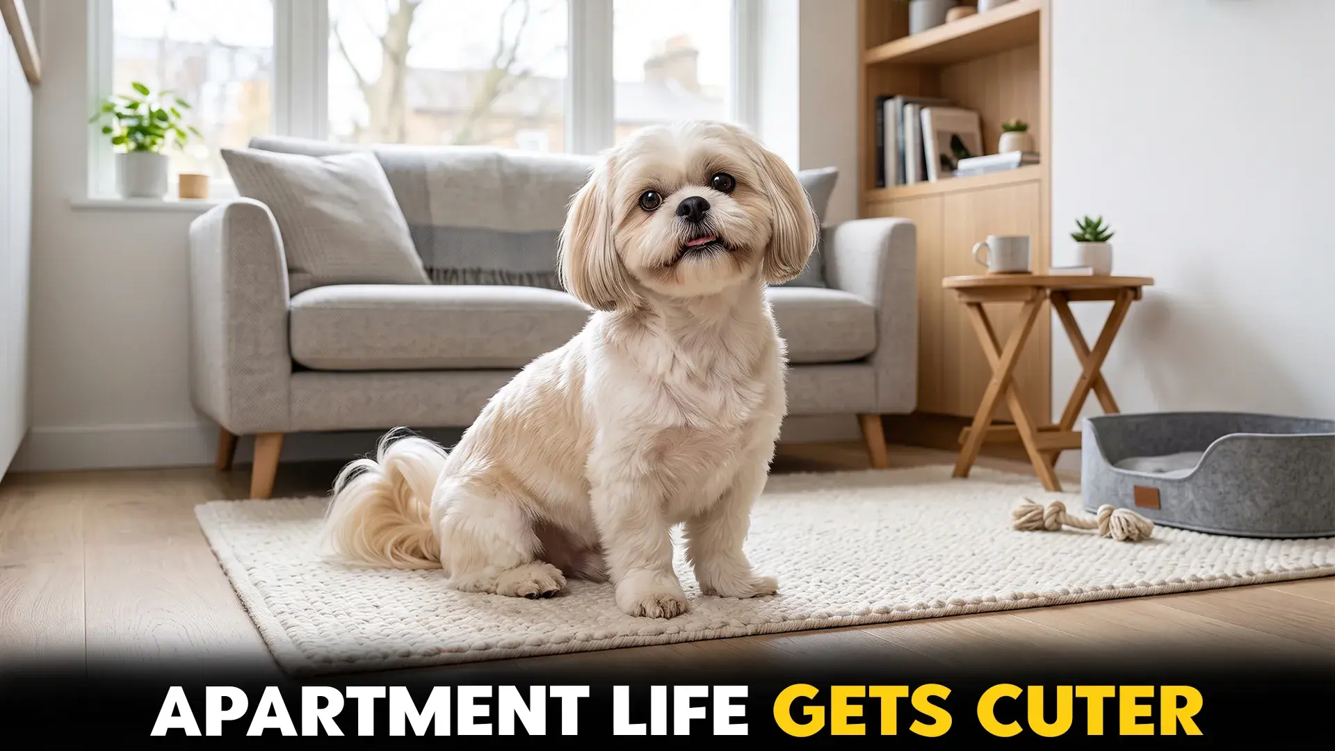 adorable dog breeds suited to tiny living quarter