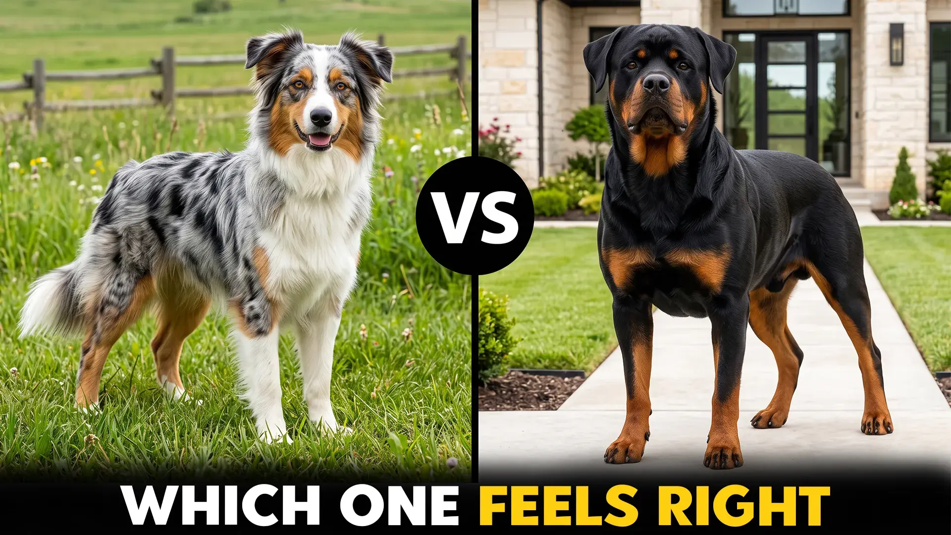 australian shepherd vs rottweiler quick comparison before you choose