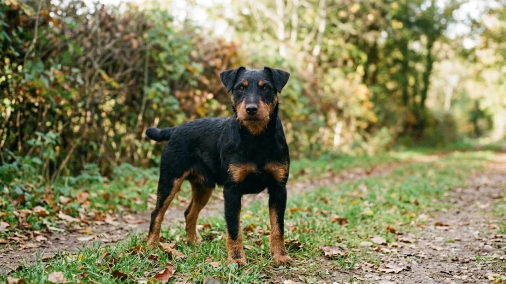 black and tan terrier