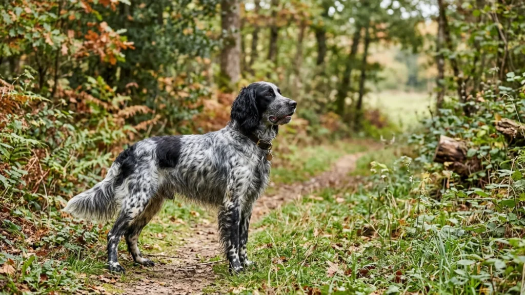 Blue picardy spaniel