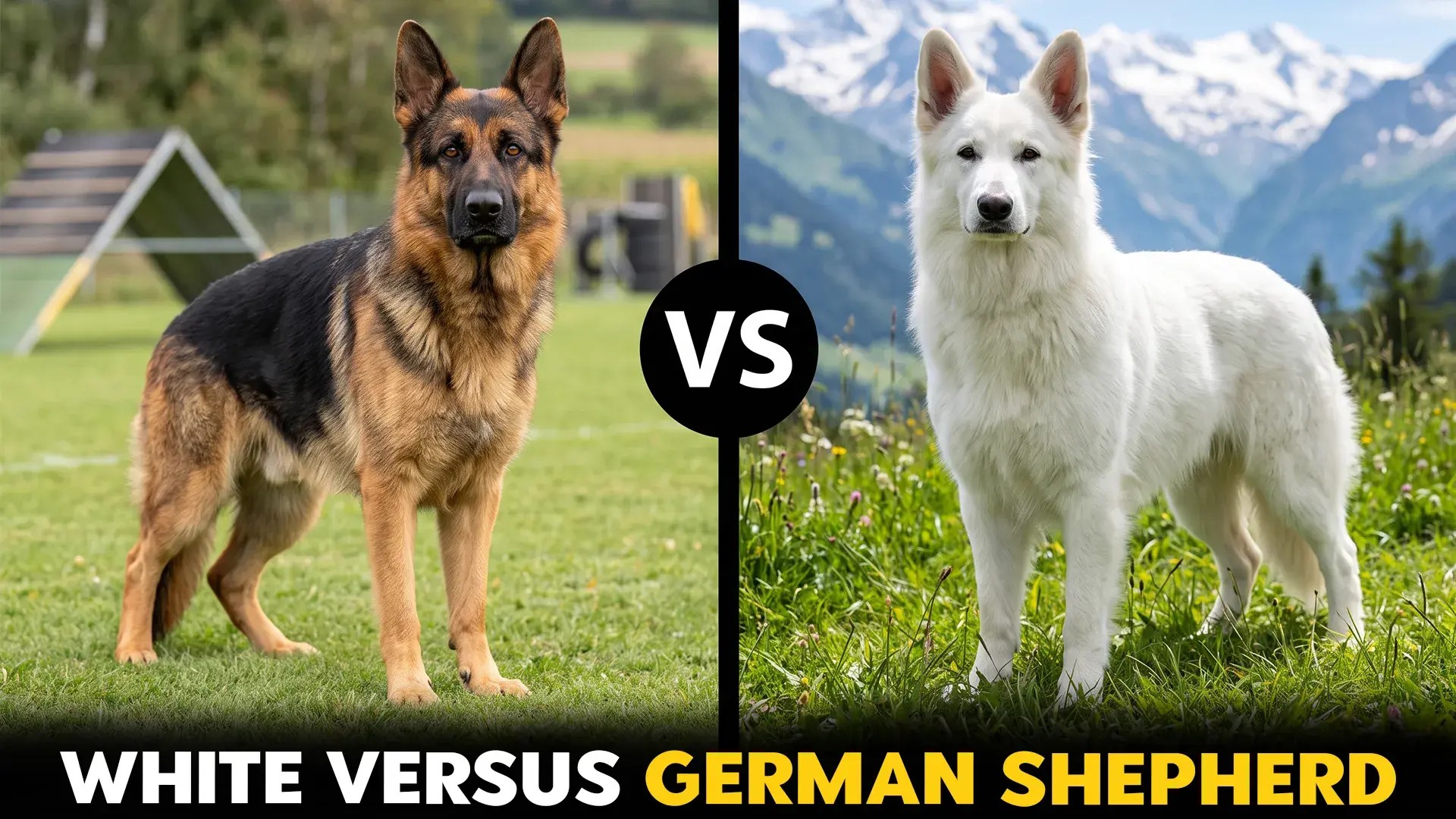 german shepherd vs white shepherd