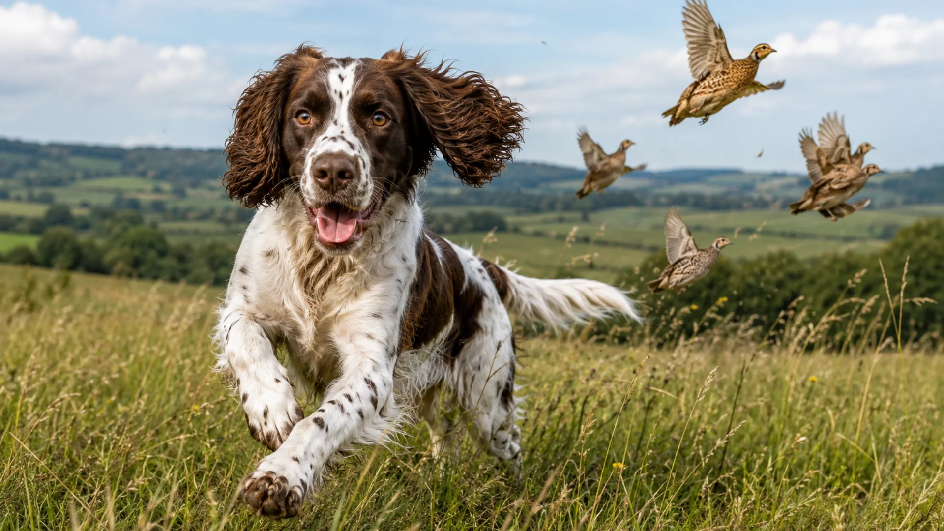 7 Dog Breeds That Chase Insect-Birds Across Wide Fields