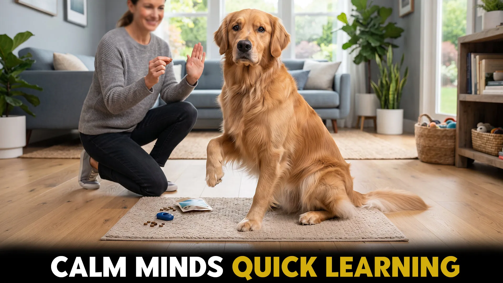 7 dog breeds with the best patience for home training