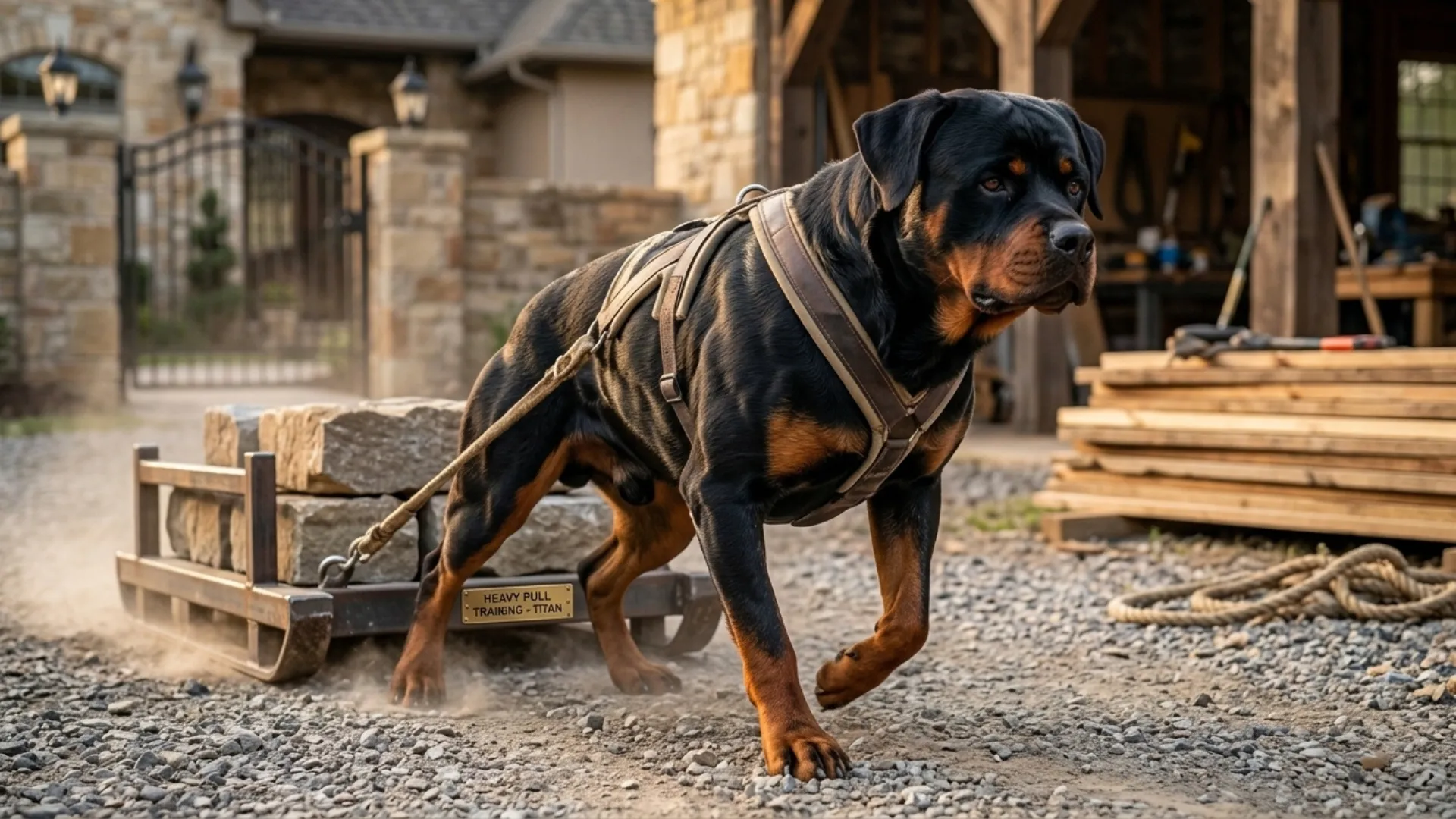 7 elite working dog breeds with muscles for heavy tasks