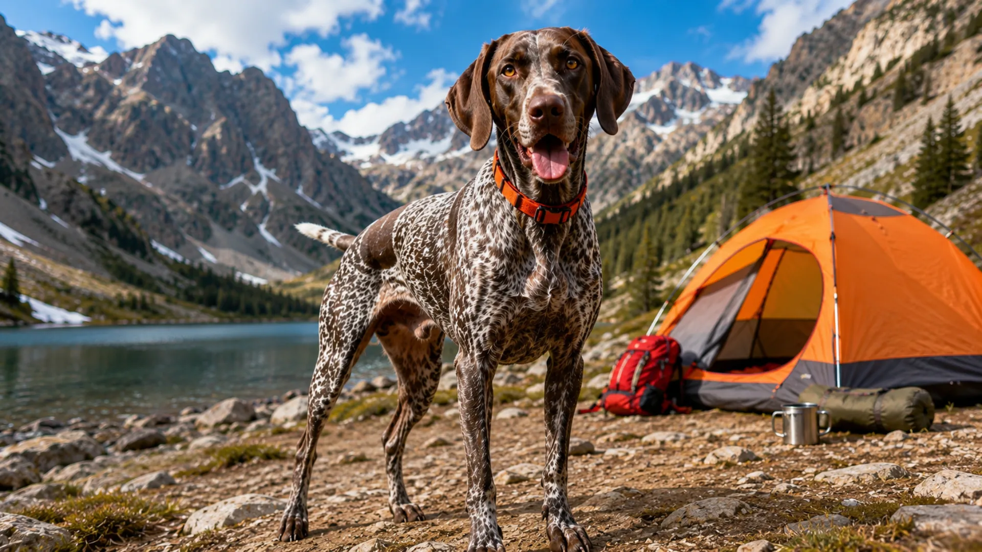 7 freedom loving dog breeds for camping trips