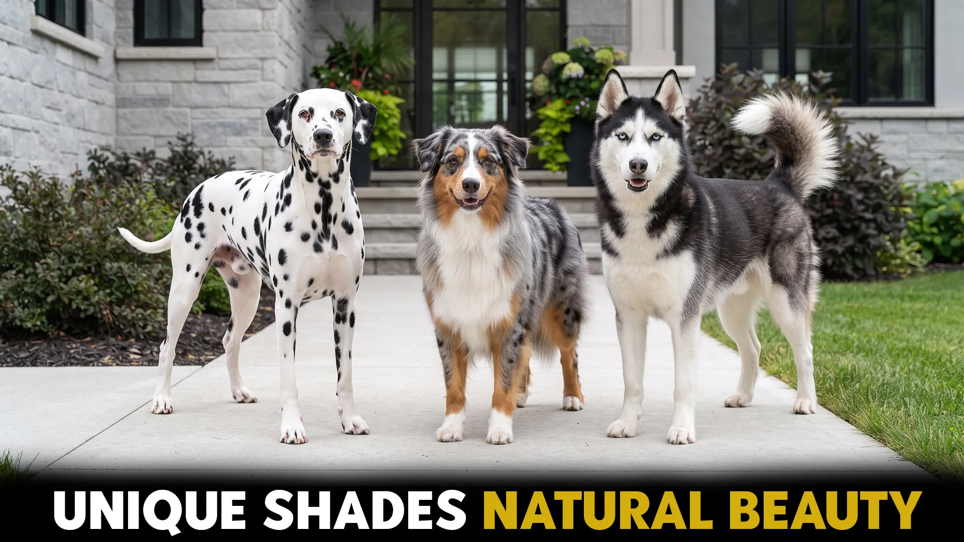 amazing dog breeds defined by theri unique coat colors