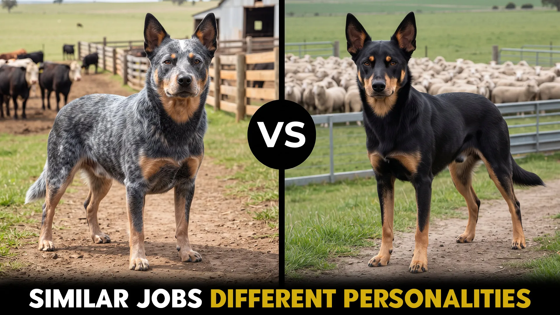 australian cattle dog vs australain kelpie which herding dog fits you better