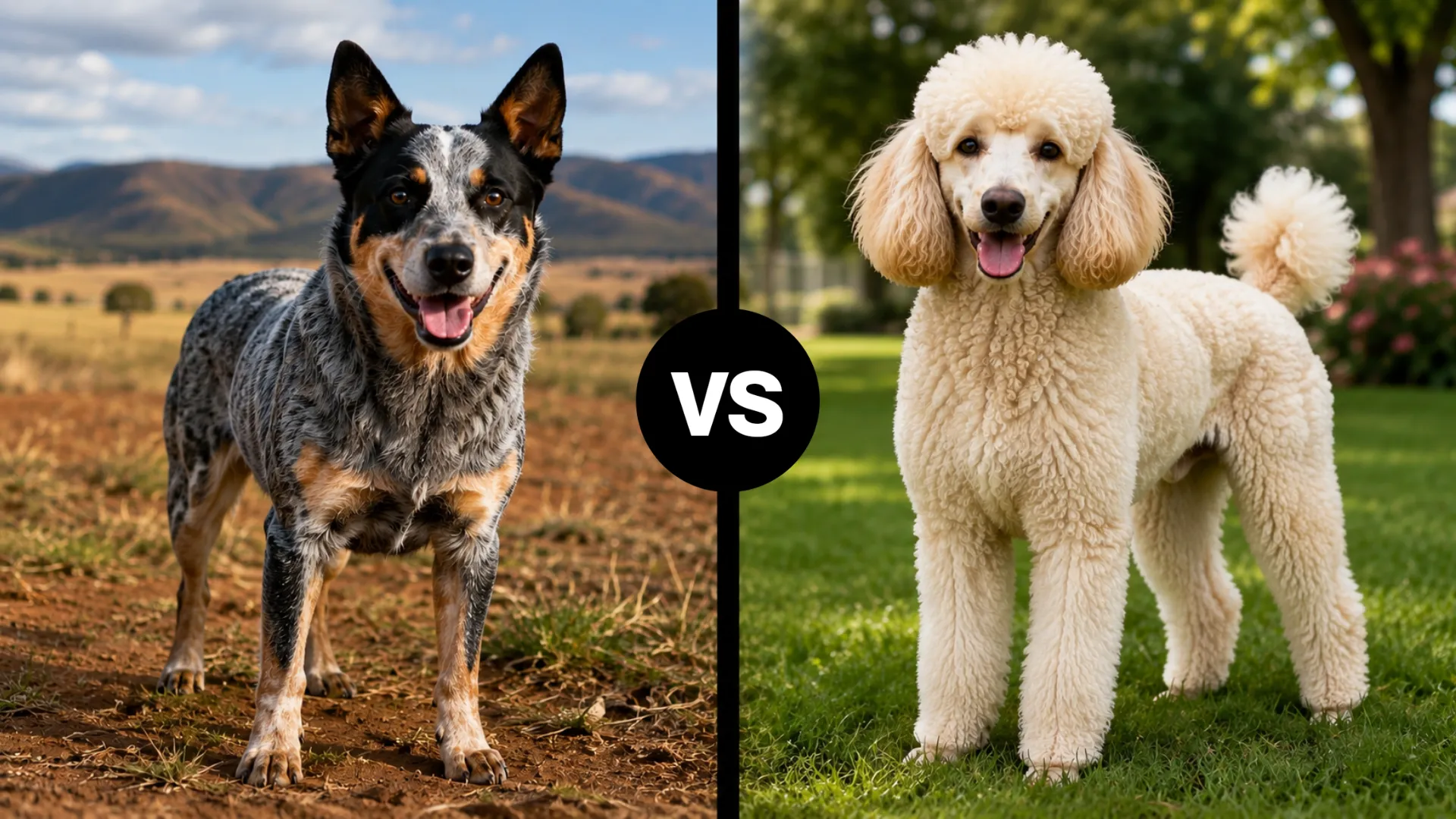 Australian Cattle Dog vs. Poodle
