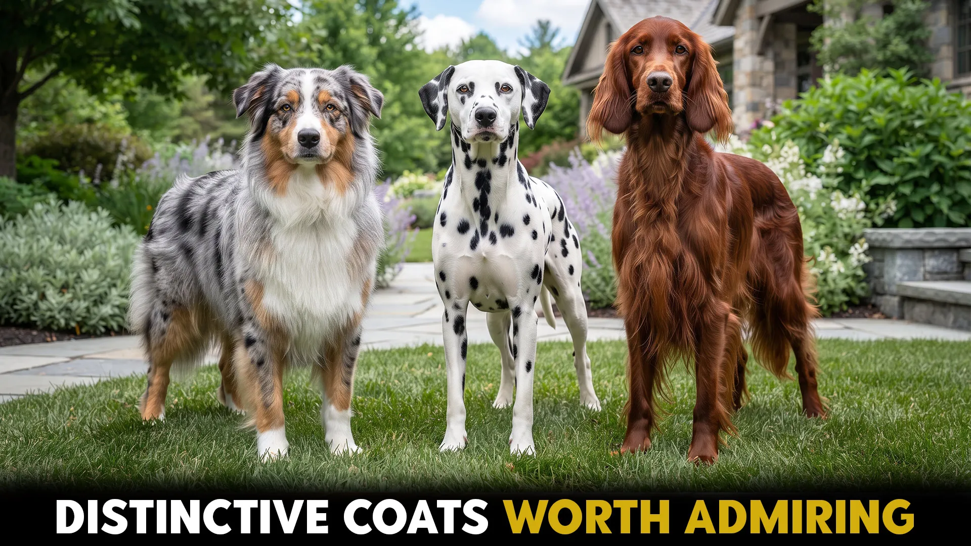 breathtaking dog breeds defined by their coat color