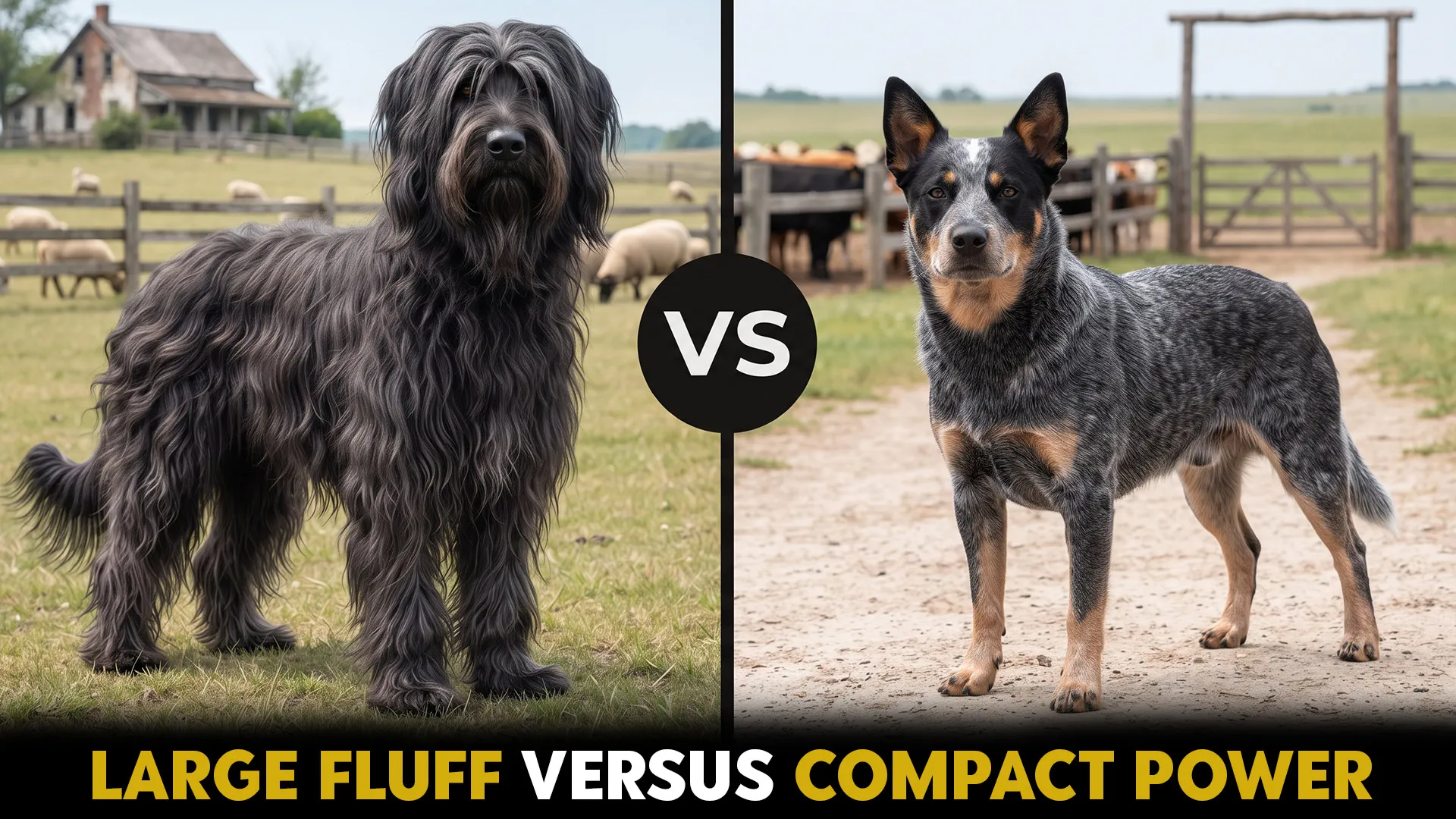 briard vs australaian cattle dog
