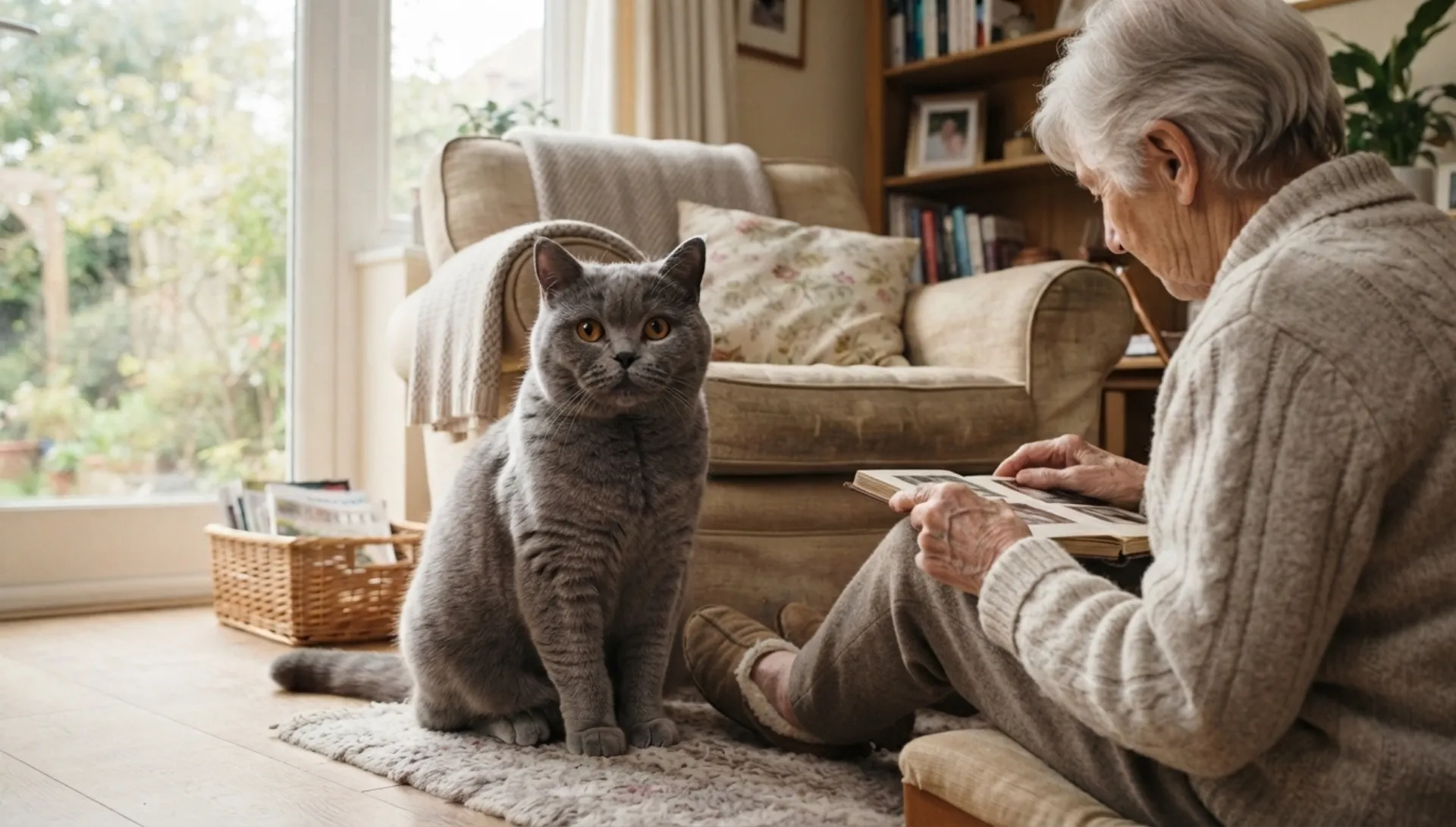 cats for seniors living alone