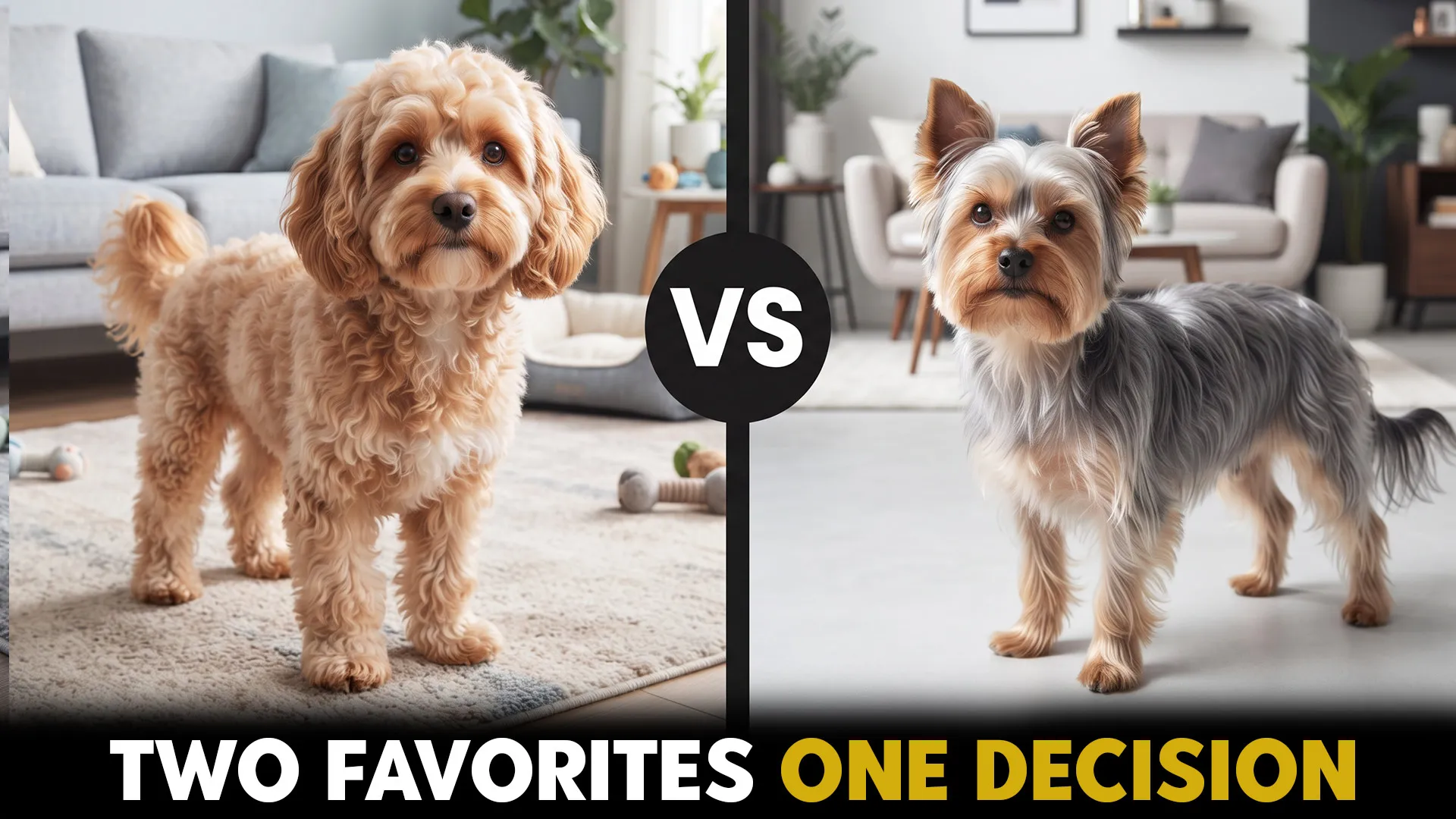 cavapoo vs yorkshire terrier