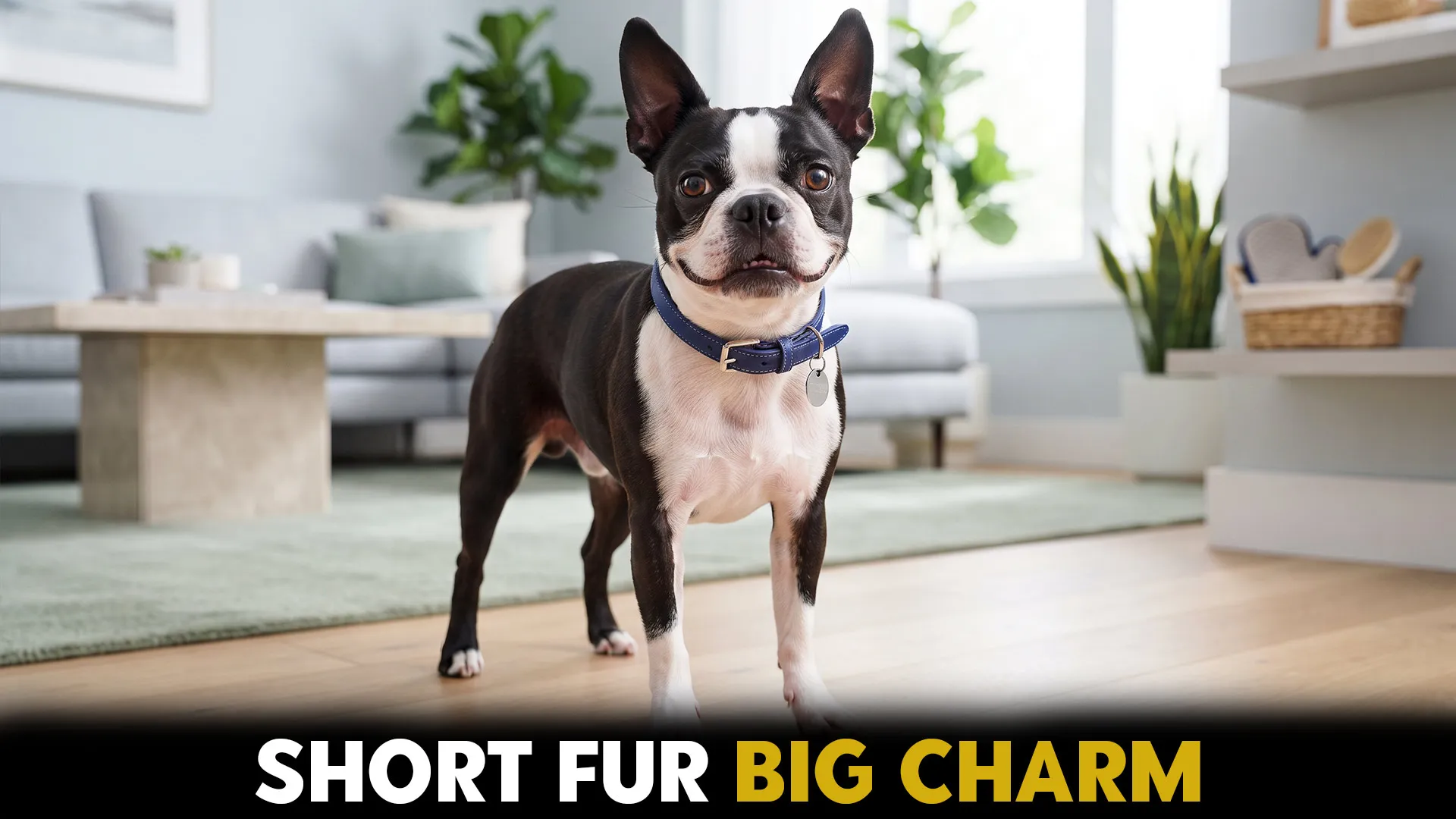 charming dog breeds with short mangaeable fur
