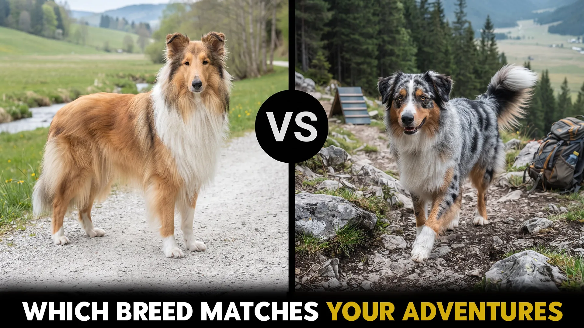 collie vs australian shepherd