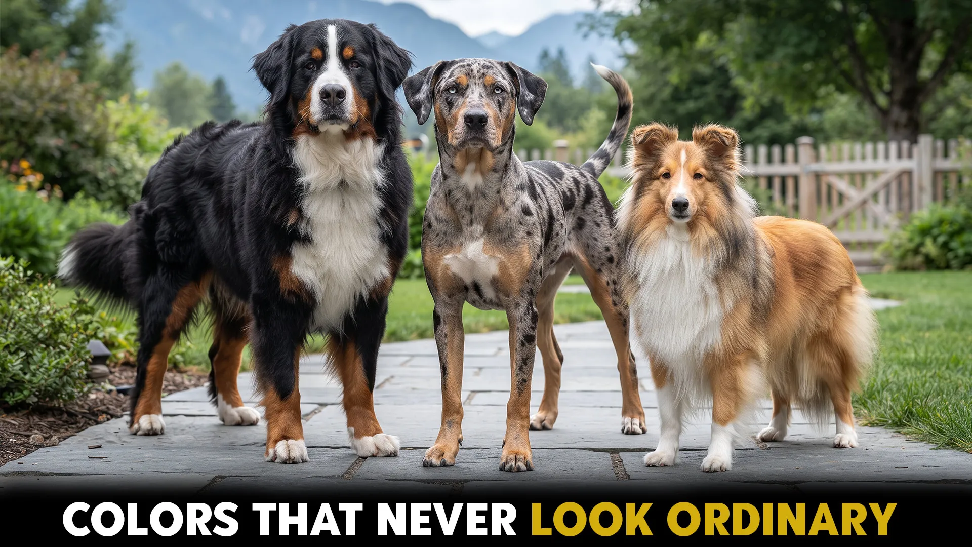 dog breeds featuring exceptional coat color varaiation