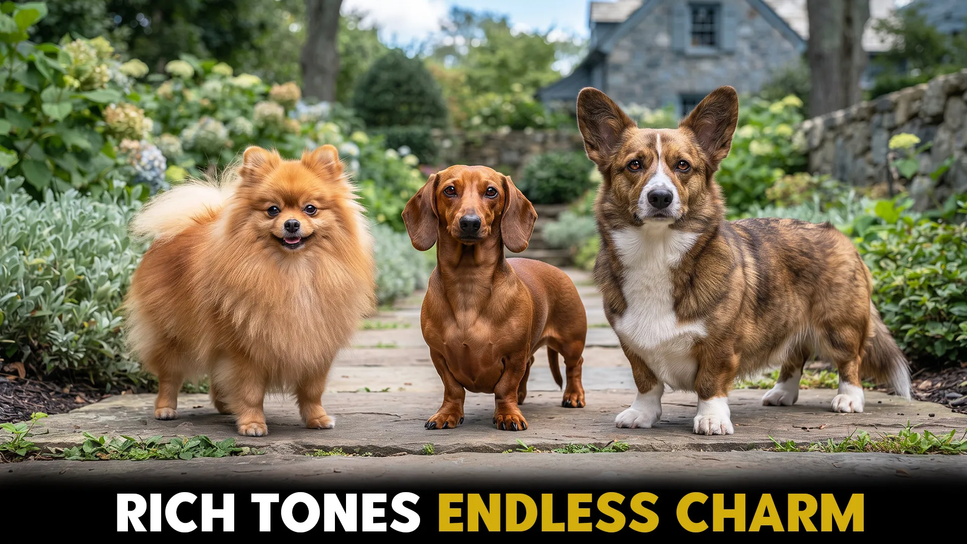dog breeds featuring striking sable coats