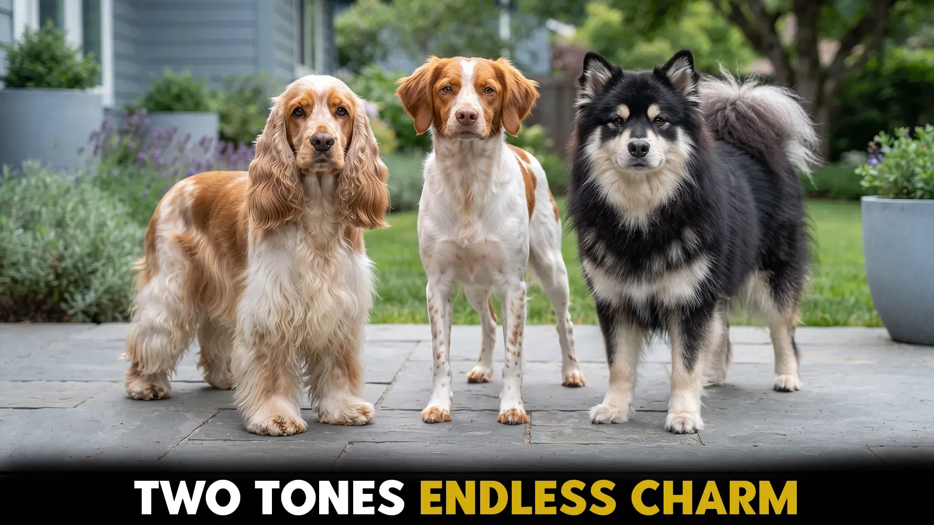 dog breeds with eye catching parti colored coats