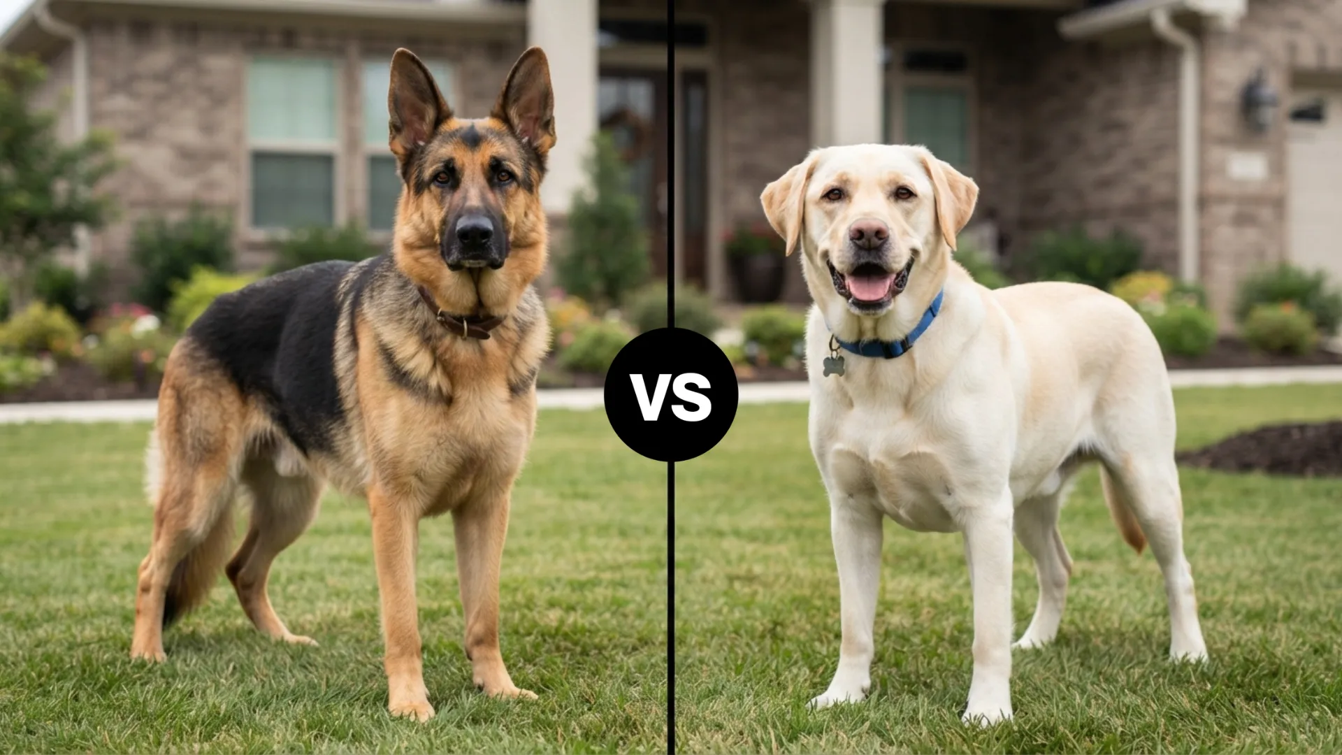 German Shepherd vs. Labrador Retriever Dog