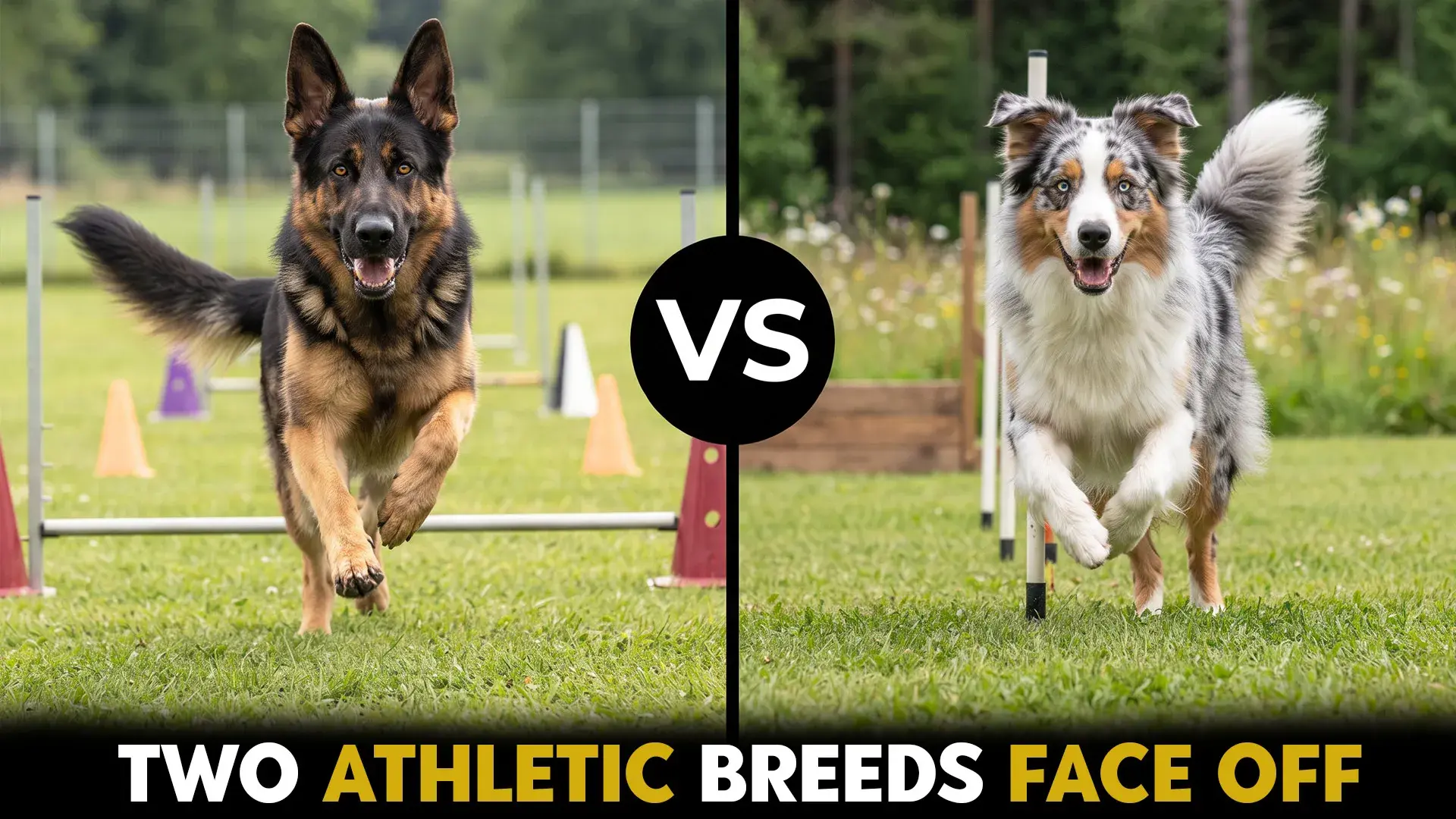 german shepherd vs australain shepherd active dog comparision