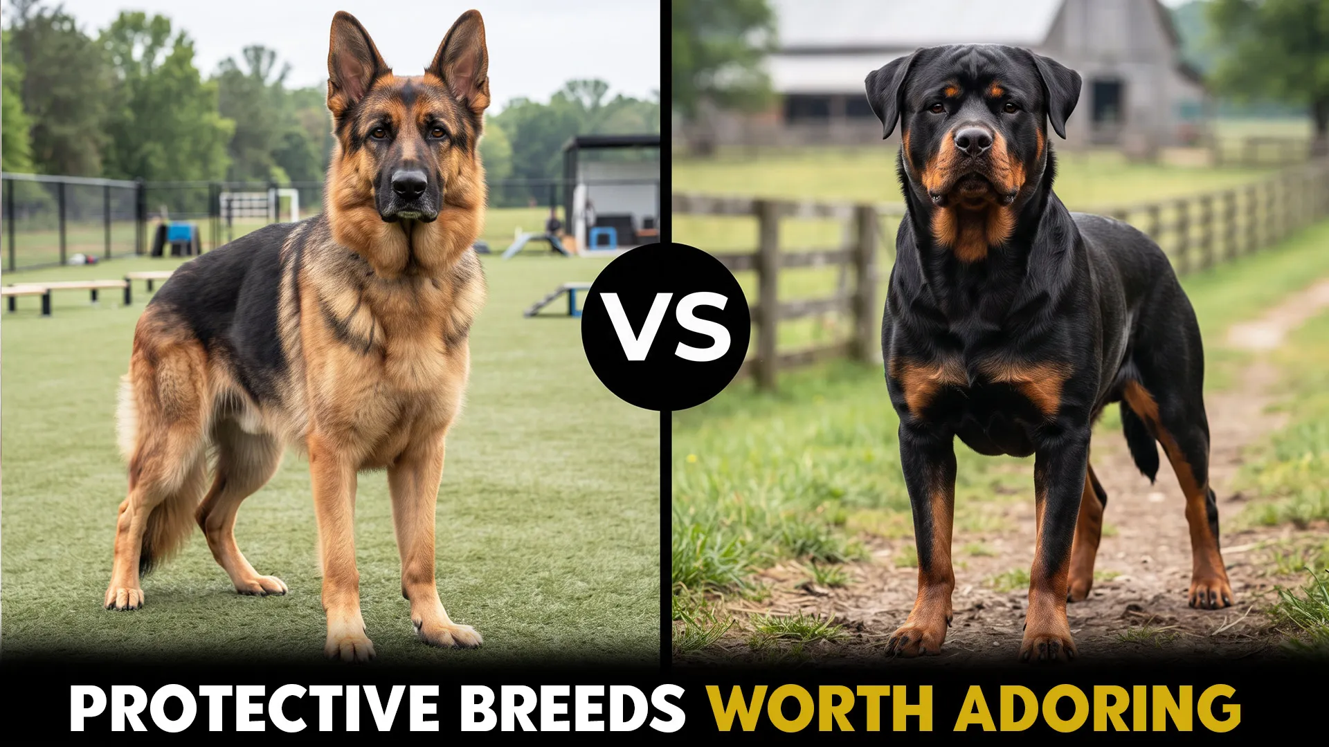german shepherd vs rottweiler essential traits of these