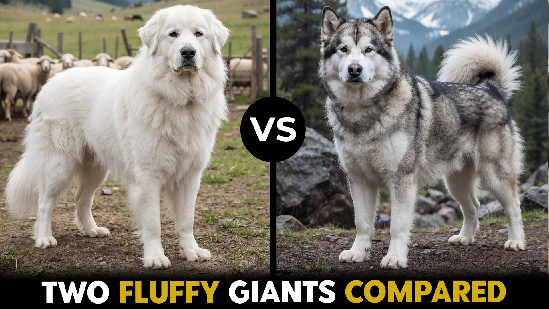 great pyrenees vs alaskan malamute