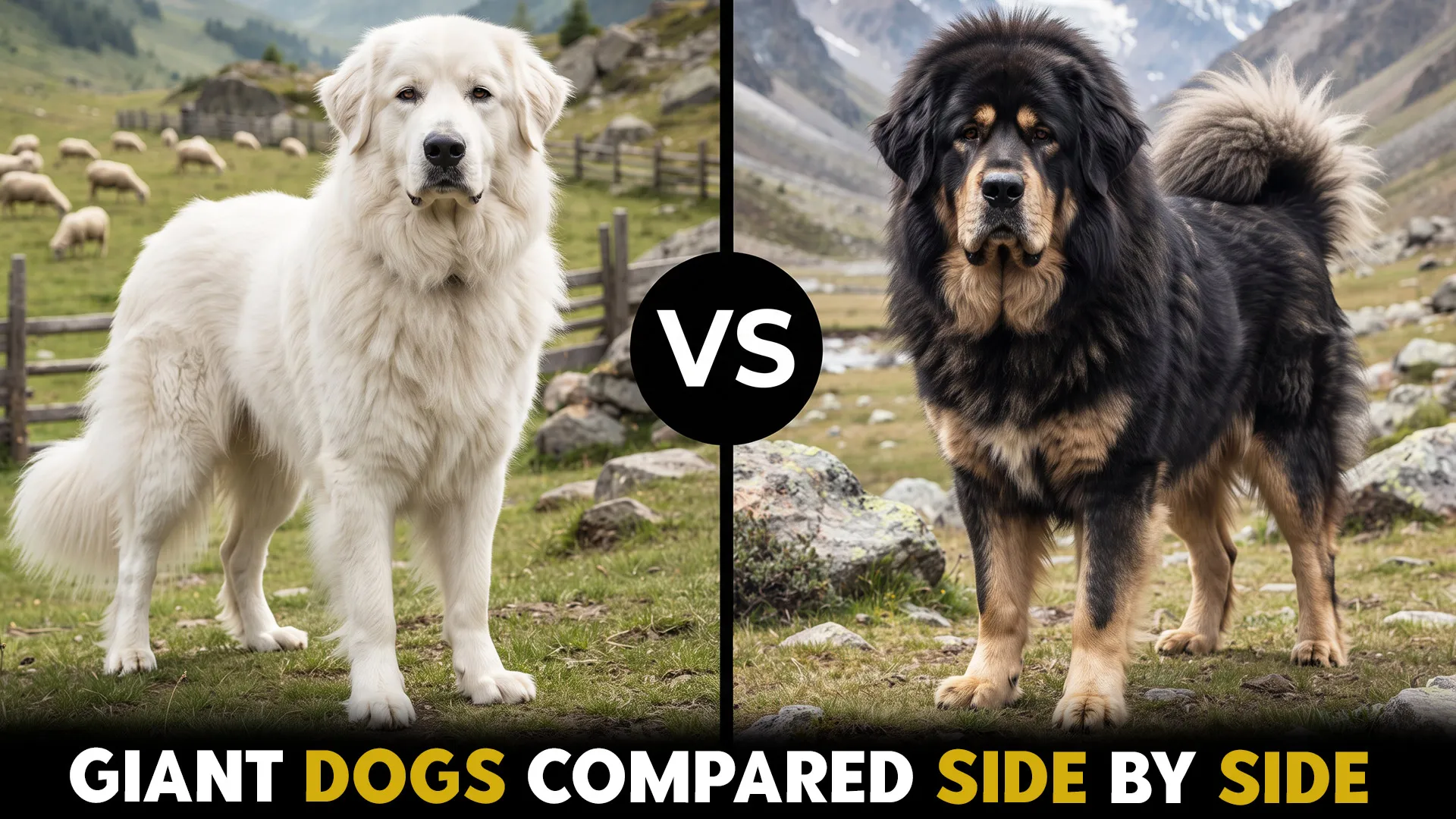great pyrenees vs tibetian mastiff