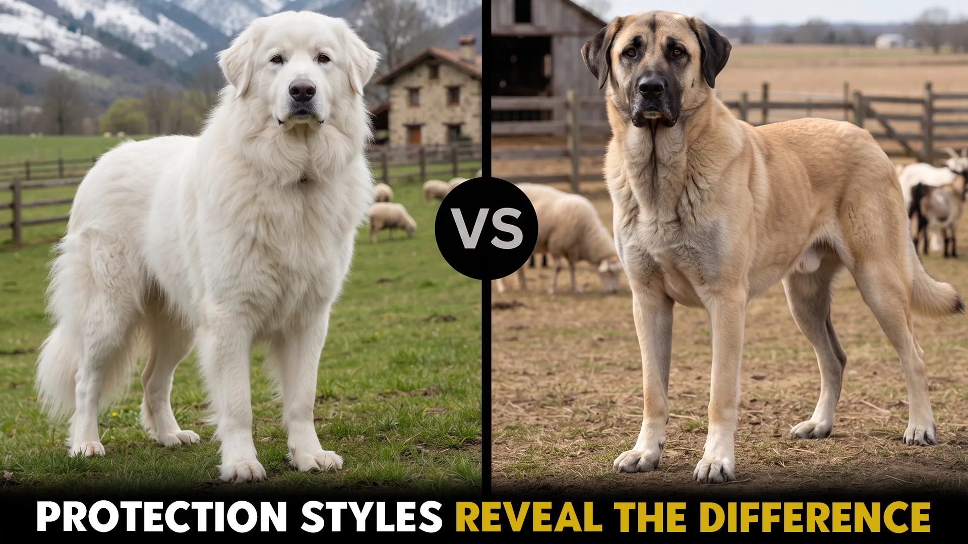 Great Pyrenees vs. Anatolian Shepherd Dog Breeds: Key Traits