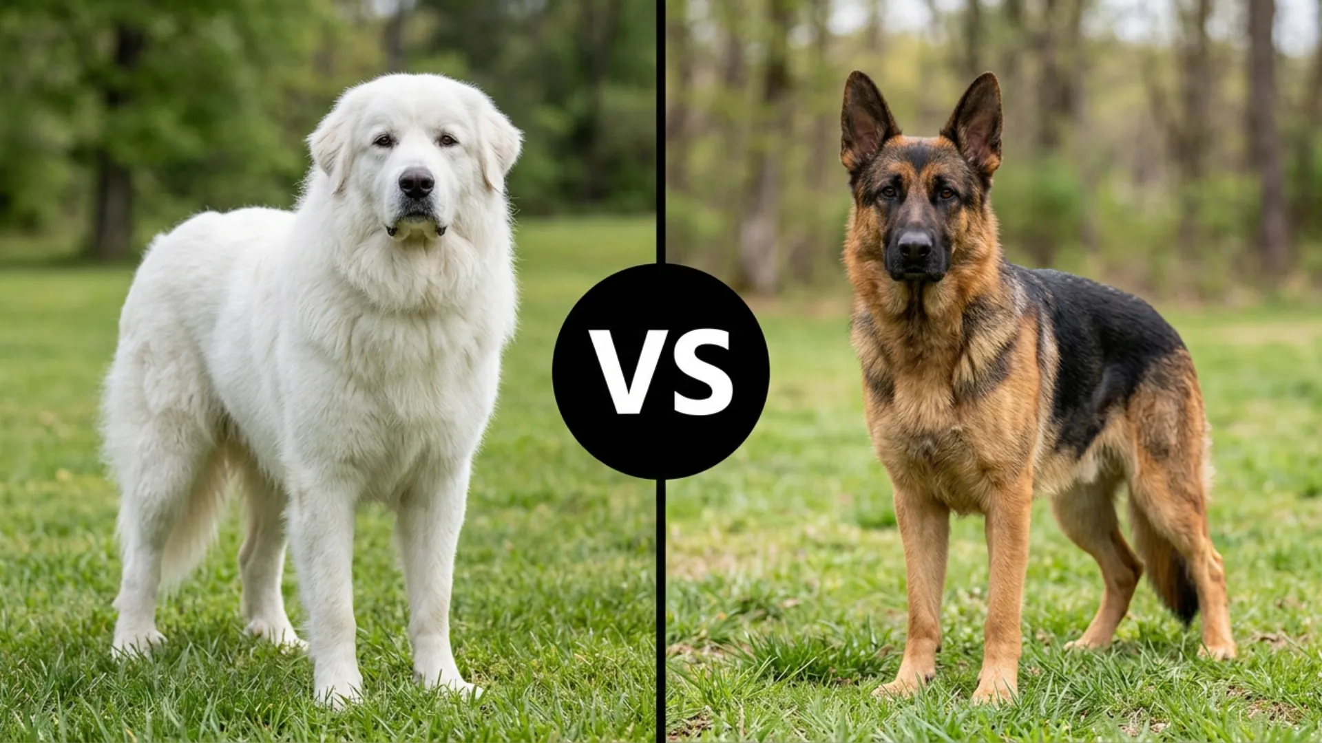 Things to Consider When Choosing Great Pyrenees vs. German Shepherd Dog Breeds
