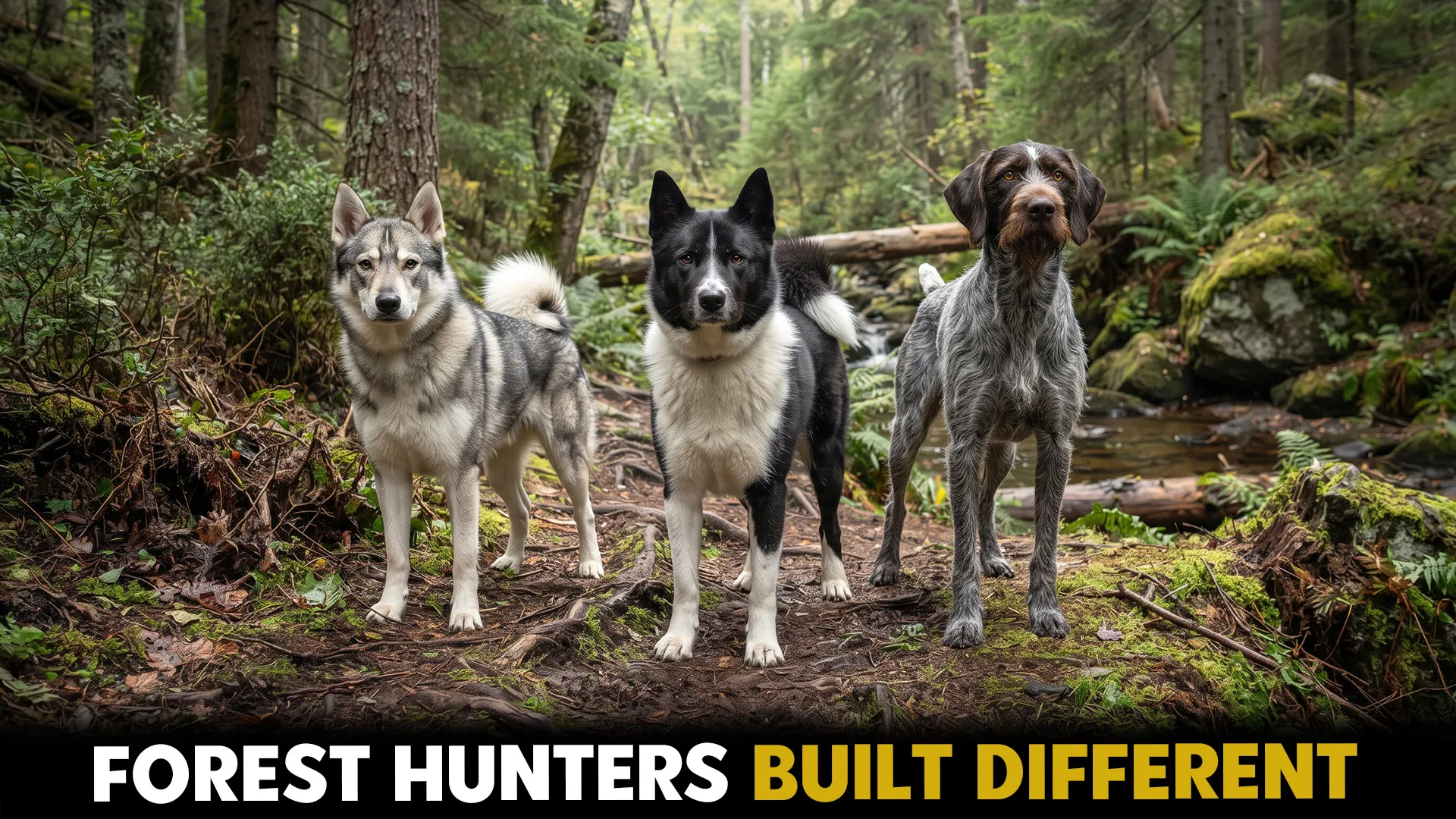unique dog breeds excel at forest hunting tasks