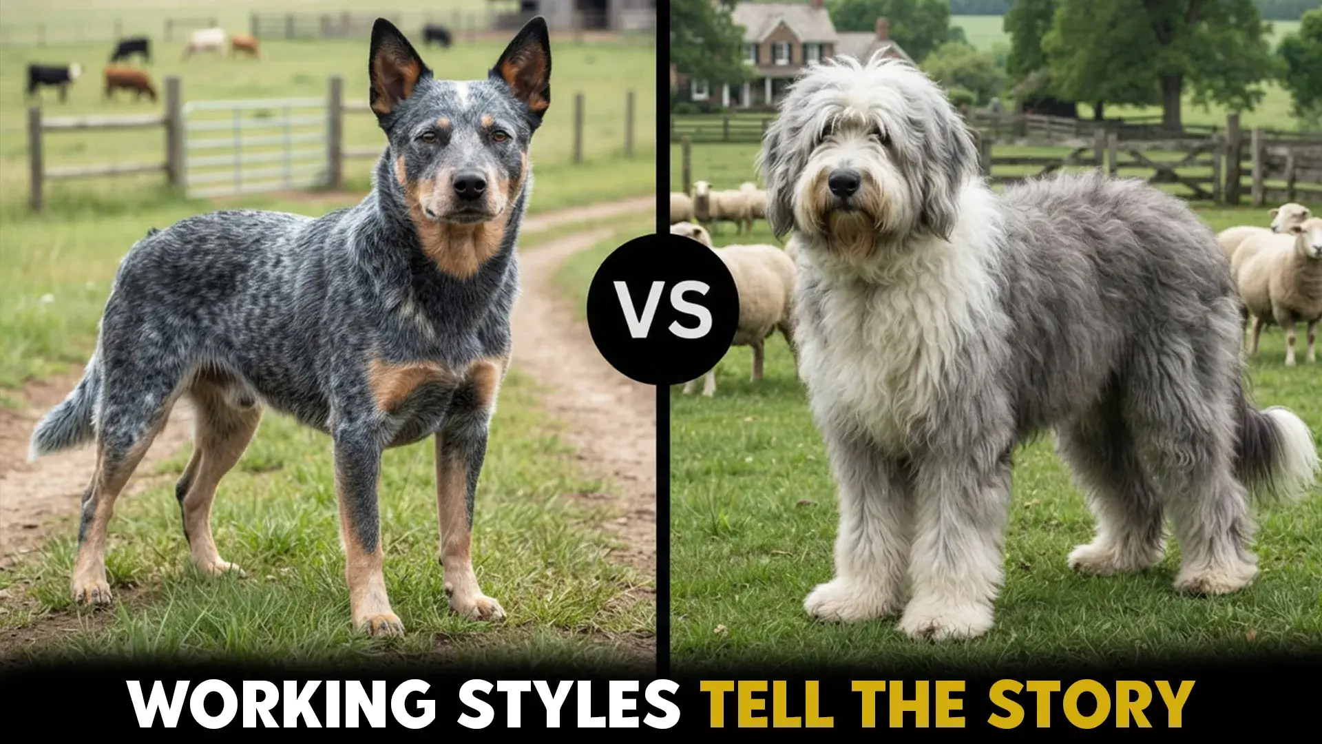australian cattle dog vs old english sheepdog facts to know about