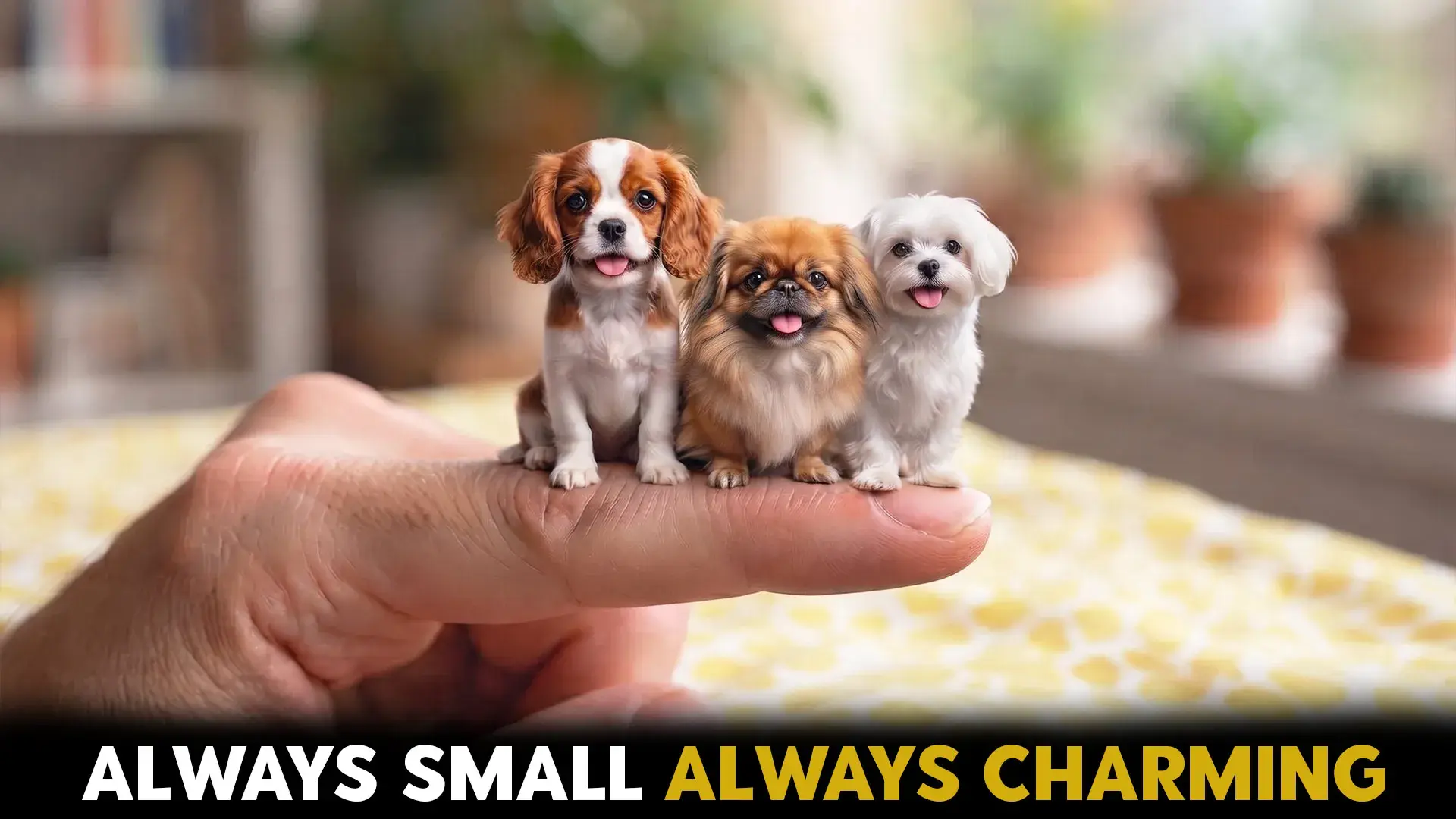 best dog breeds that stay small throughout life