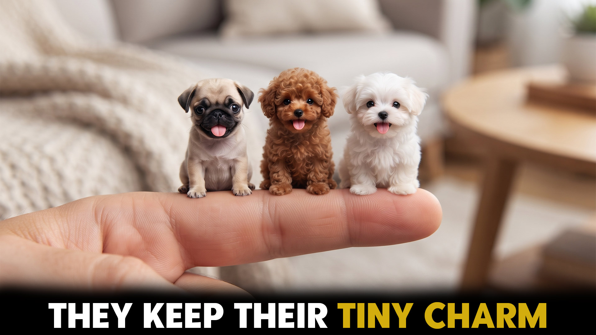small dog breeds that maintain their size