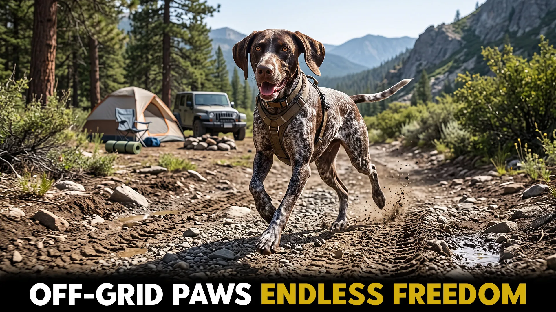 7 adventure fueled dog breeds for off road camping