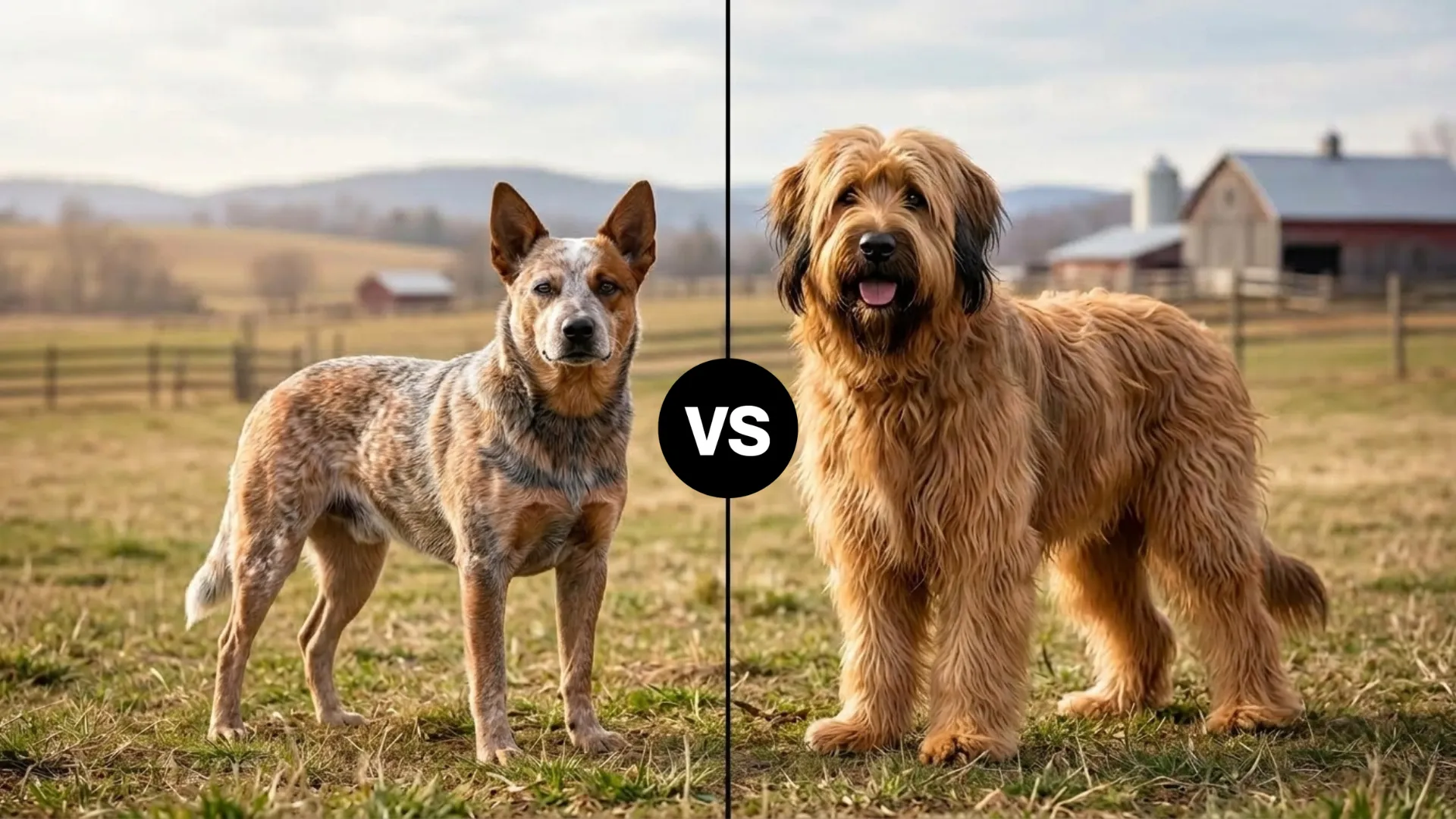 Australian Cattle Dog vs. Briard Dog