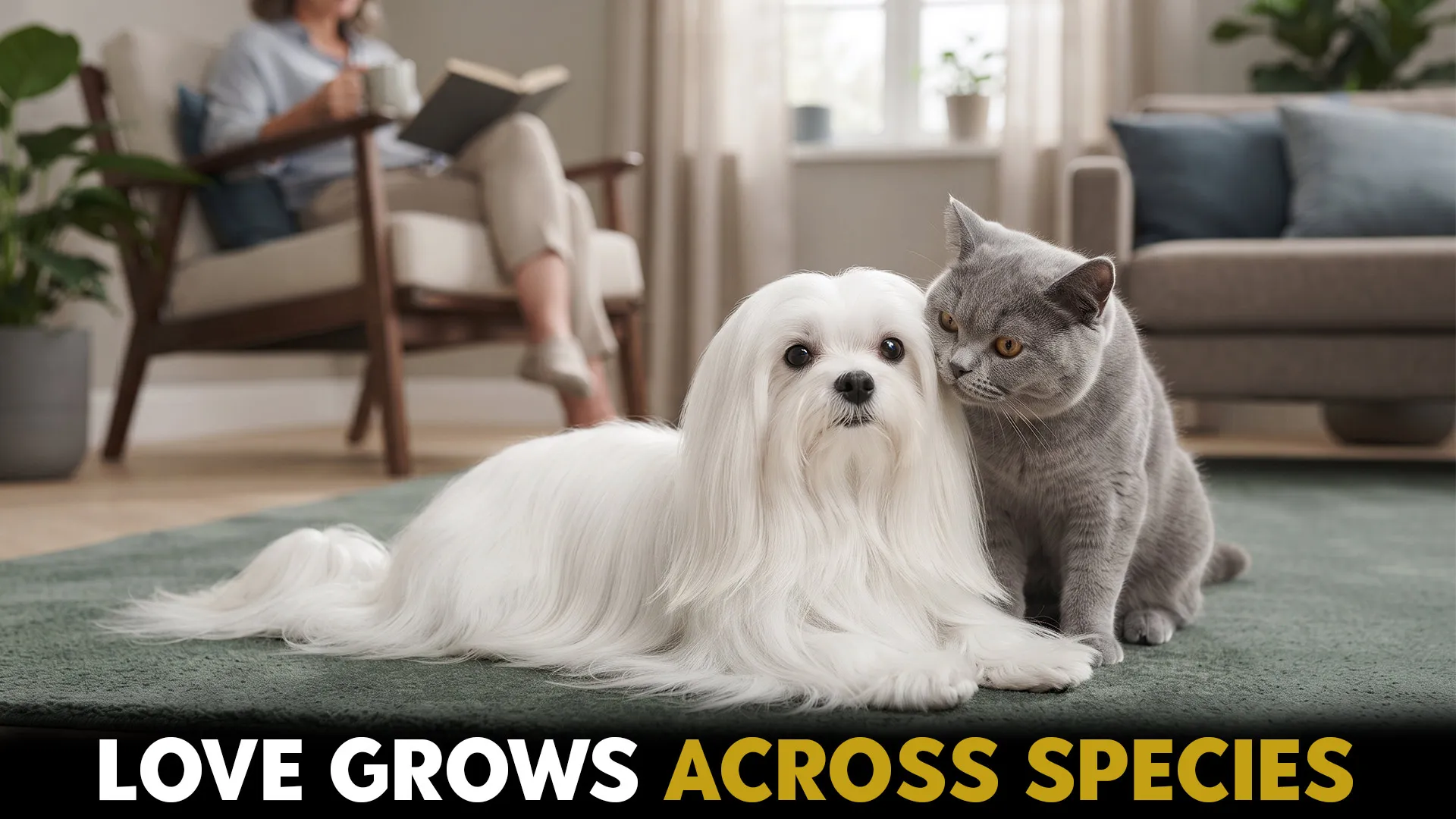 7 dog breeds that calmly coexsist with cats and offer love
