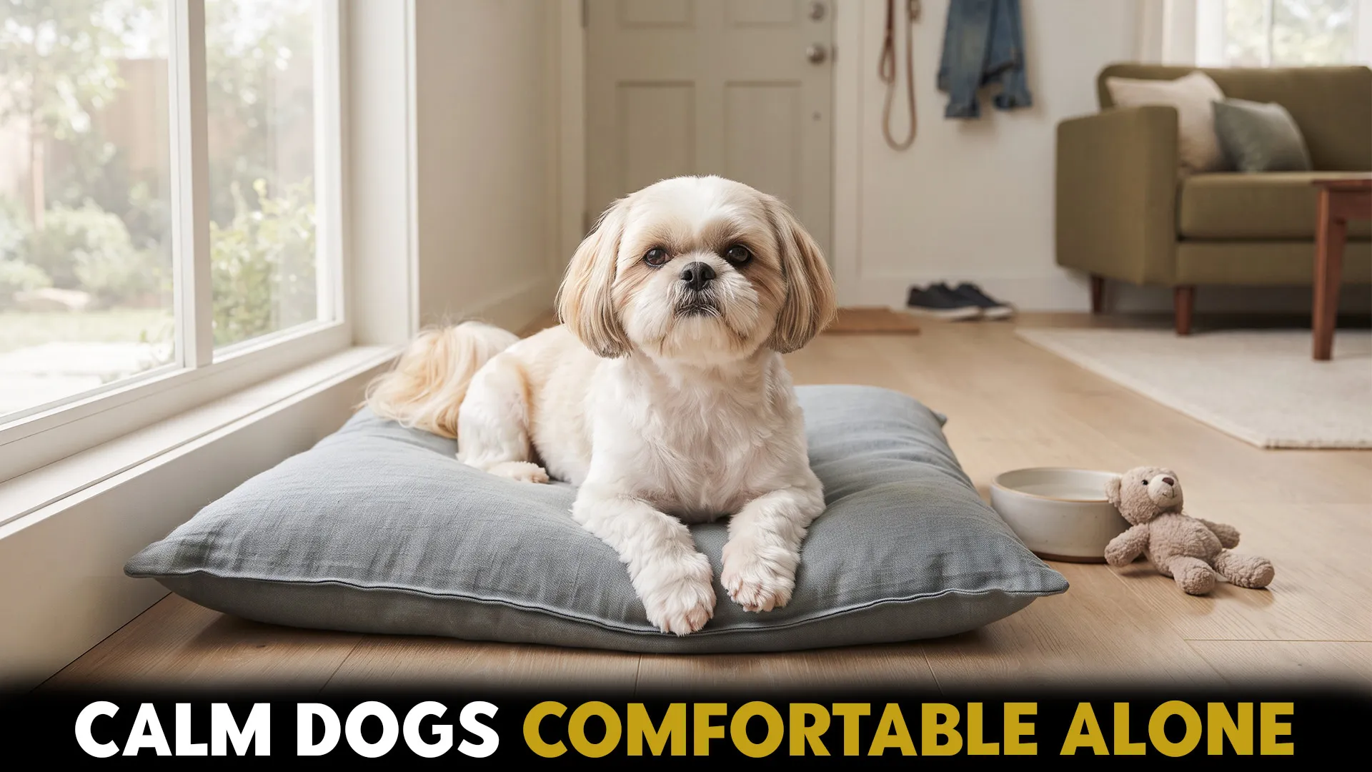 7 gentle dog breeds that can be left home safely