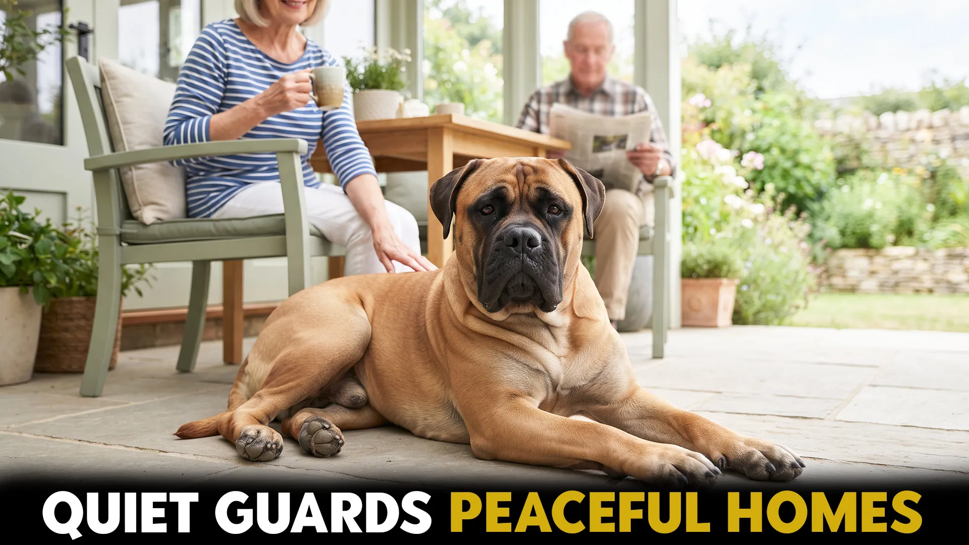 7 low maintenance guard dog breeds perfect retired couples