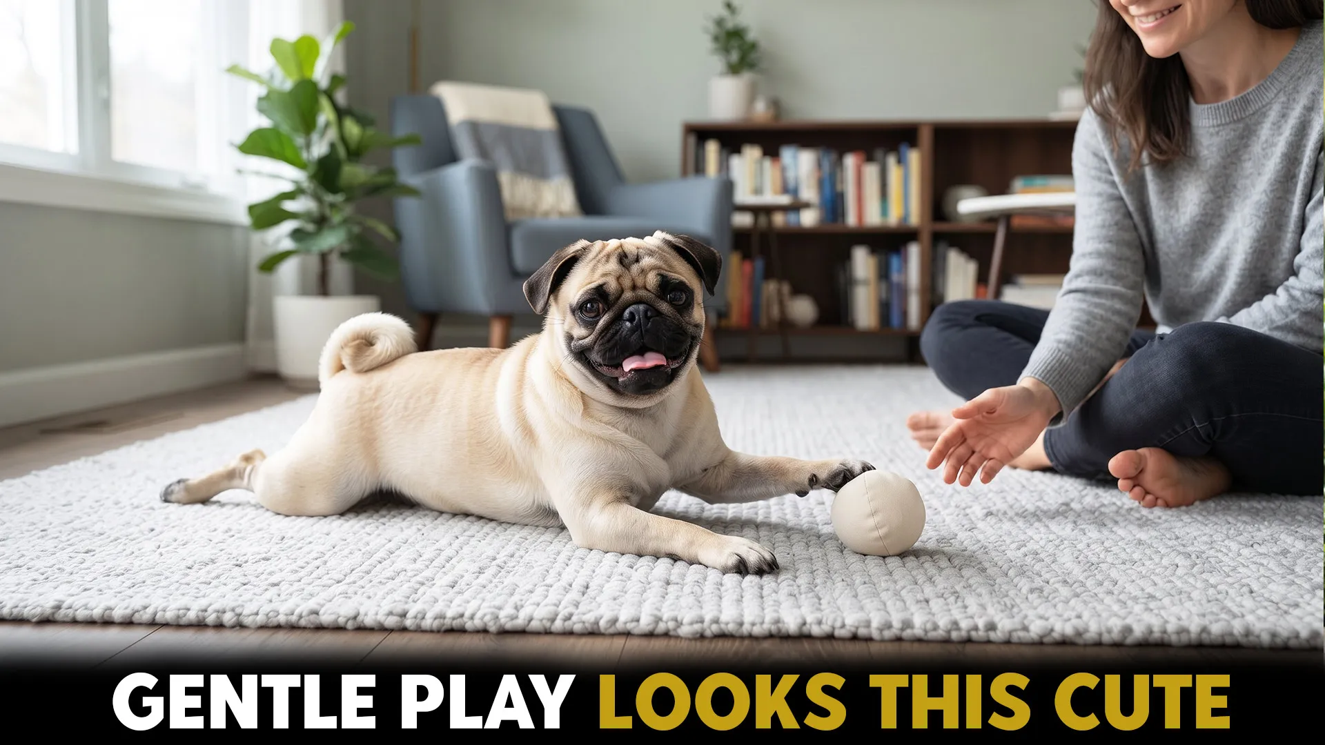 7 low intensity dog breeds that enjoy quiet play