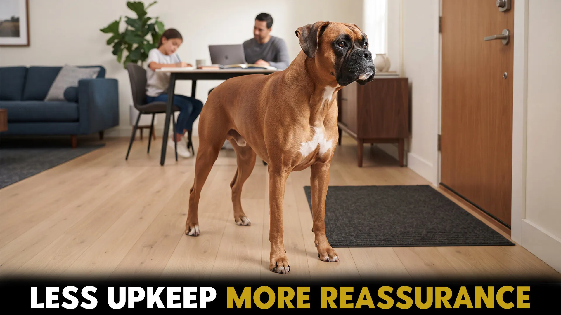 7 low maintenance guard dog breeds ideal for single parents
