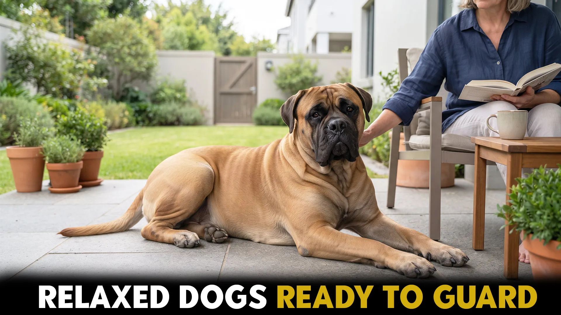 7 relaxed guard dog breeds for low maintenance owners