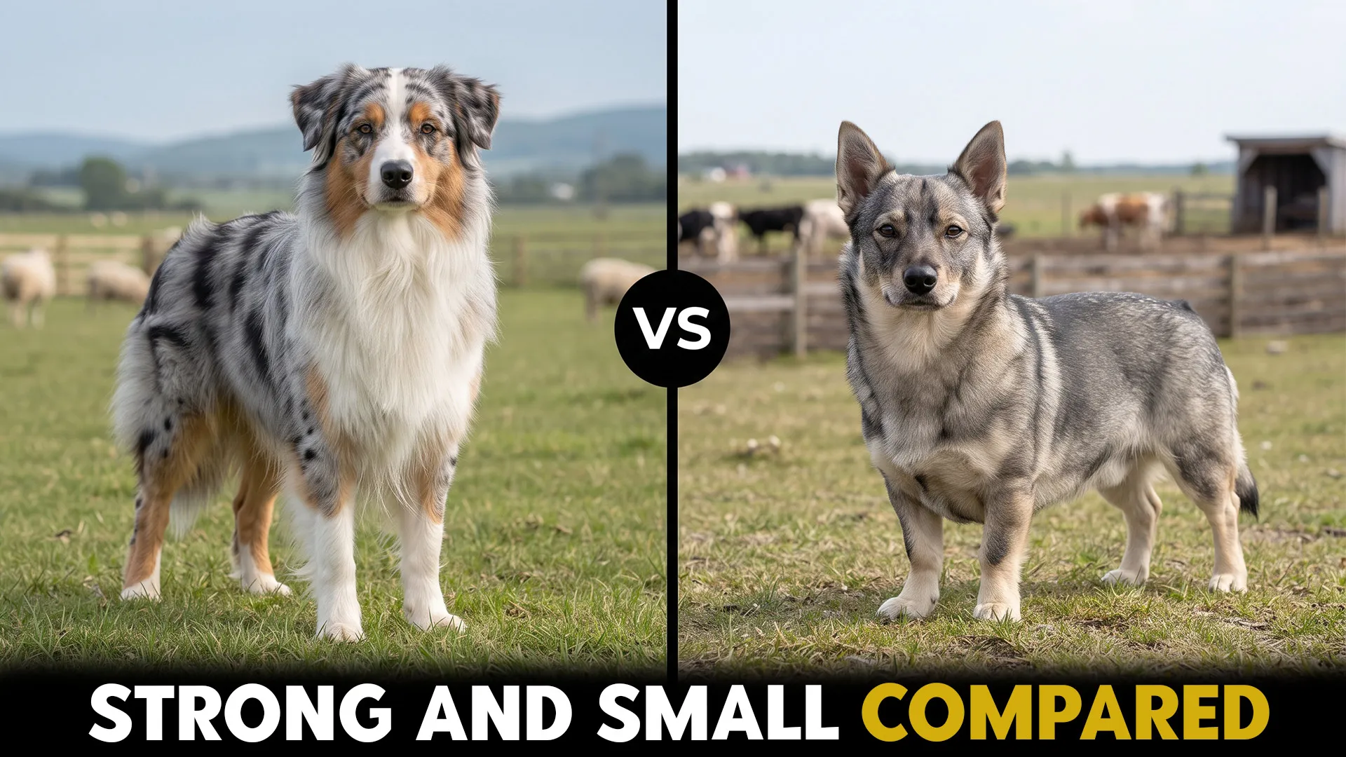 aussie vs swedish valhund dog breeds key traits compared