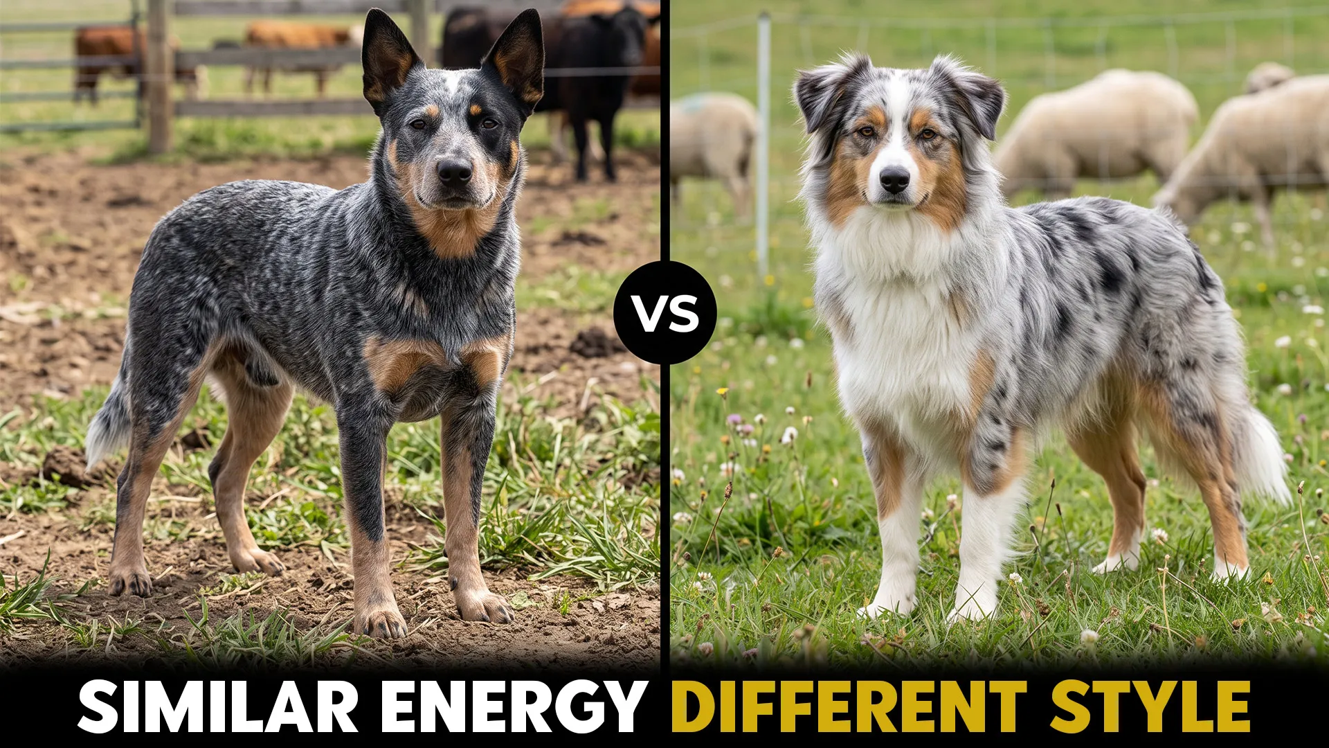 australian cattle dog vs miniature american shepherd what sets them apart