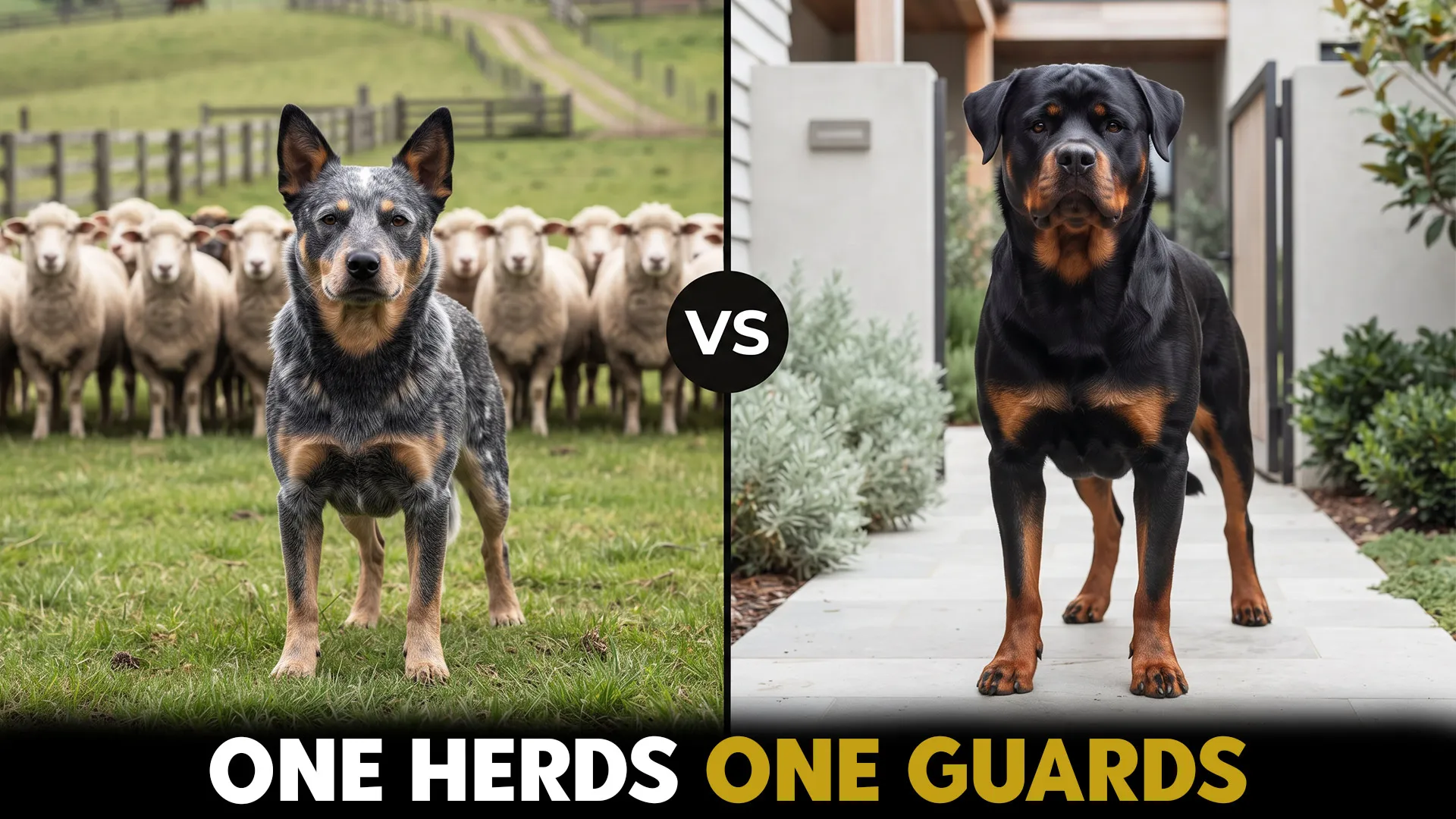 australian cattle dog vs rottweiler