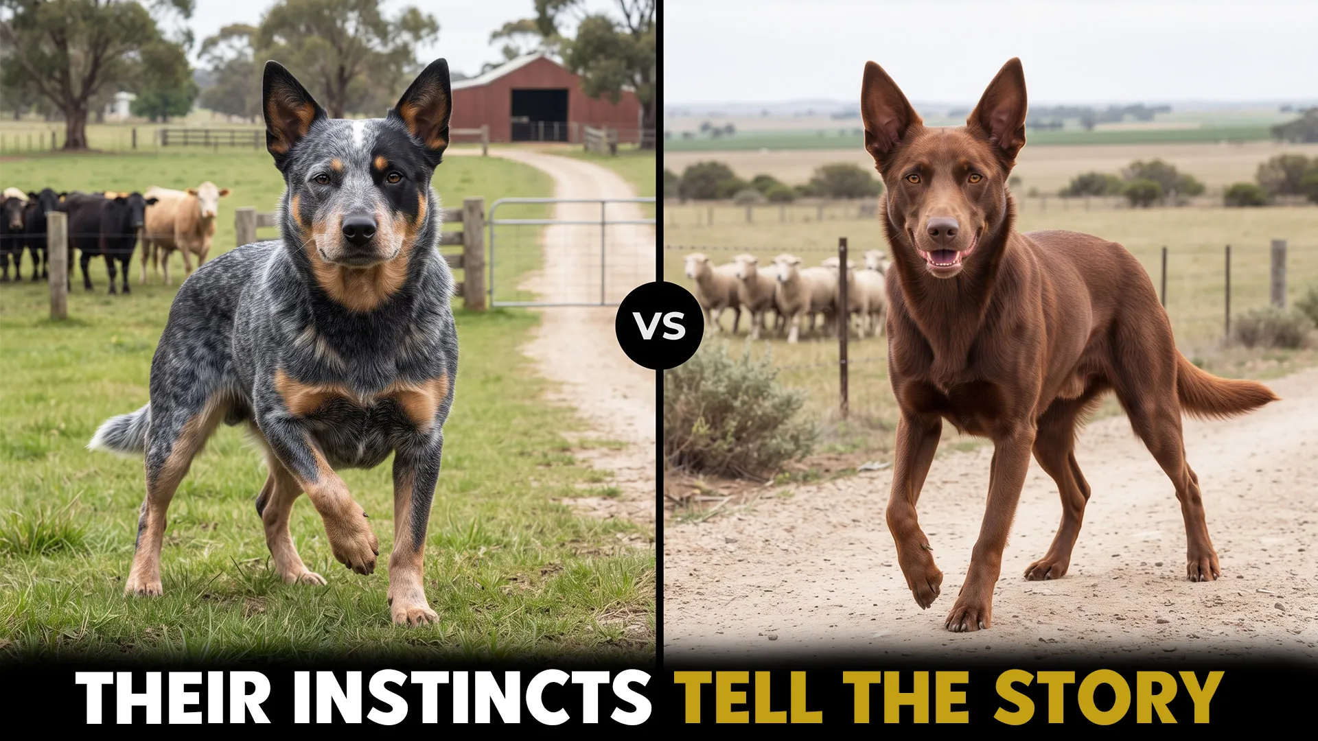 australian cattle dog vs australian kelpie