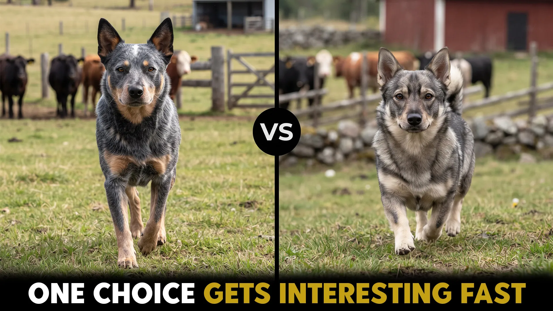 australian cattle dog vs swedish valhund key traits of these