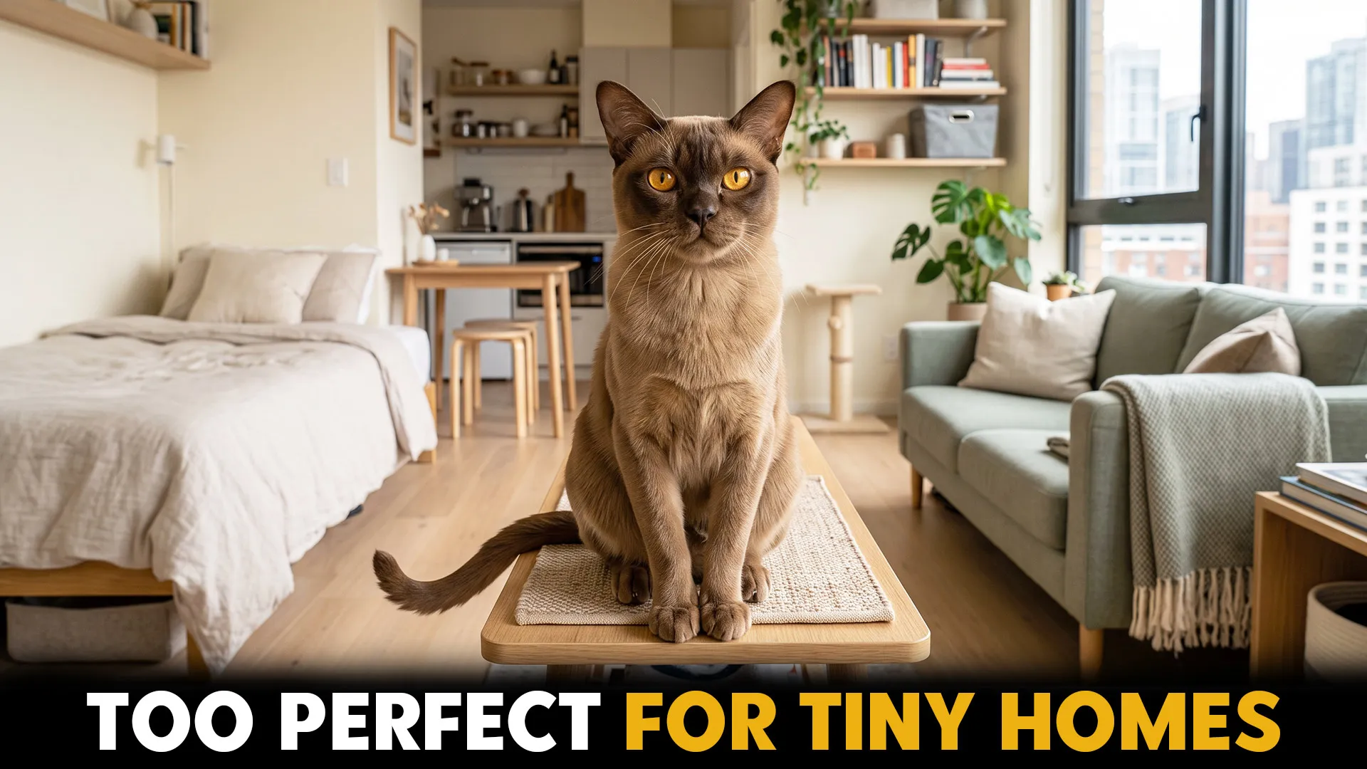 best cats for studio apartments