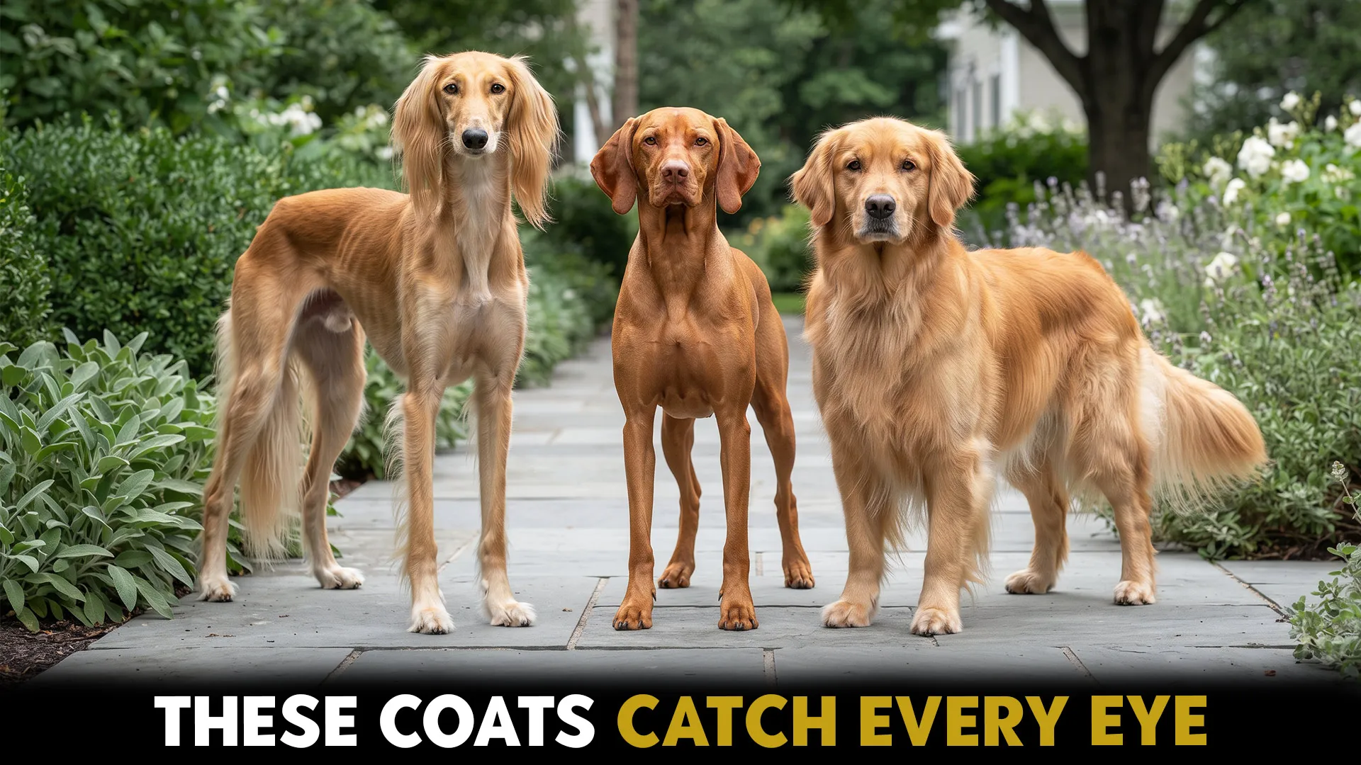dog breeds that show case a lovely golden coat